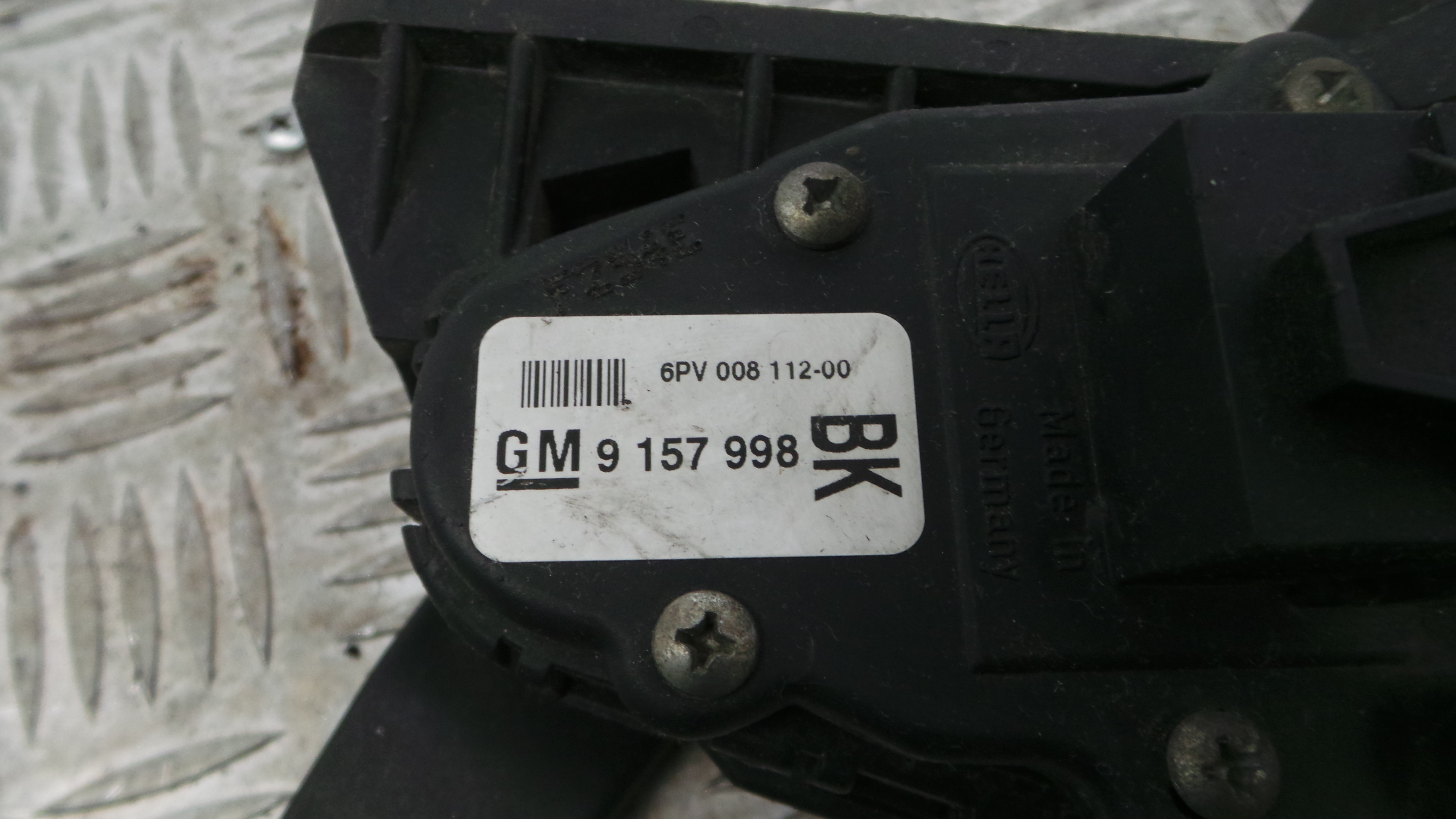 Pedal do Acelerador 9157998 - OPEL ASTRA H (A04)-33630492