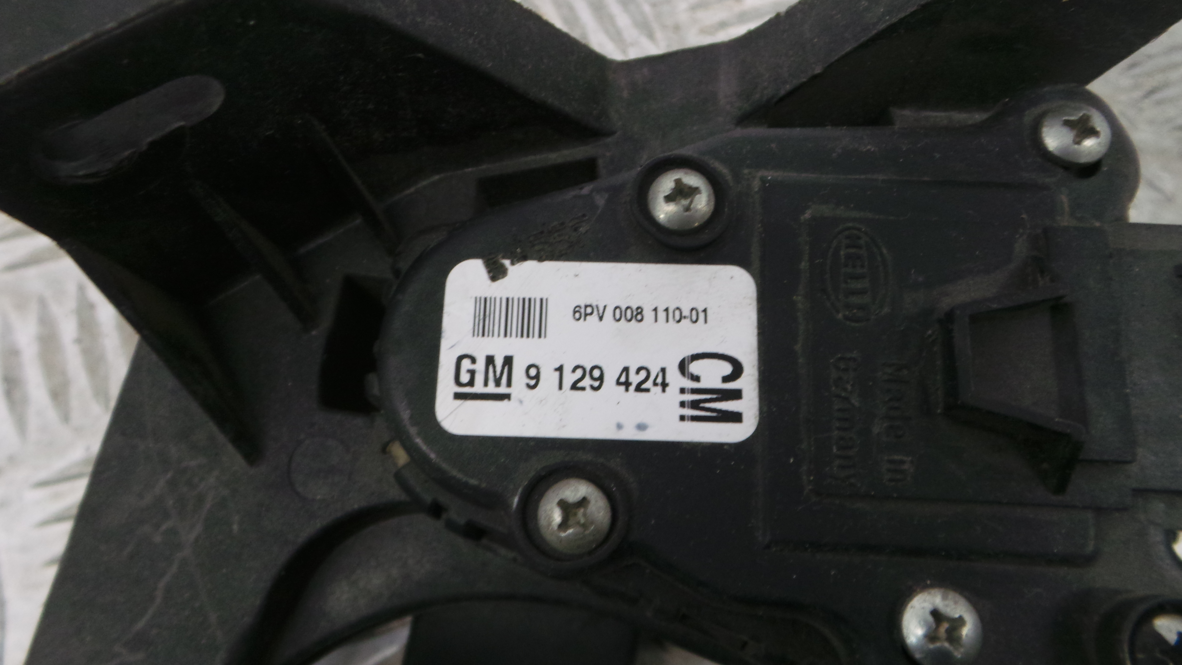 Pedal do Acelerador 9129424 - OPEL CORSA C (X01)-33630510