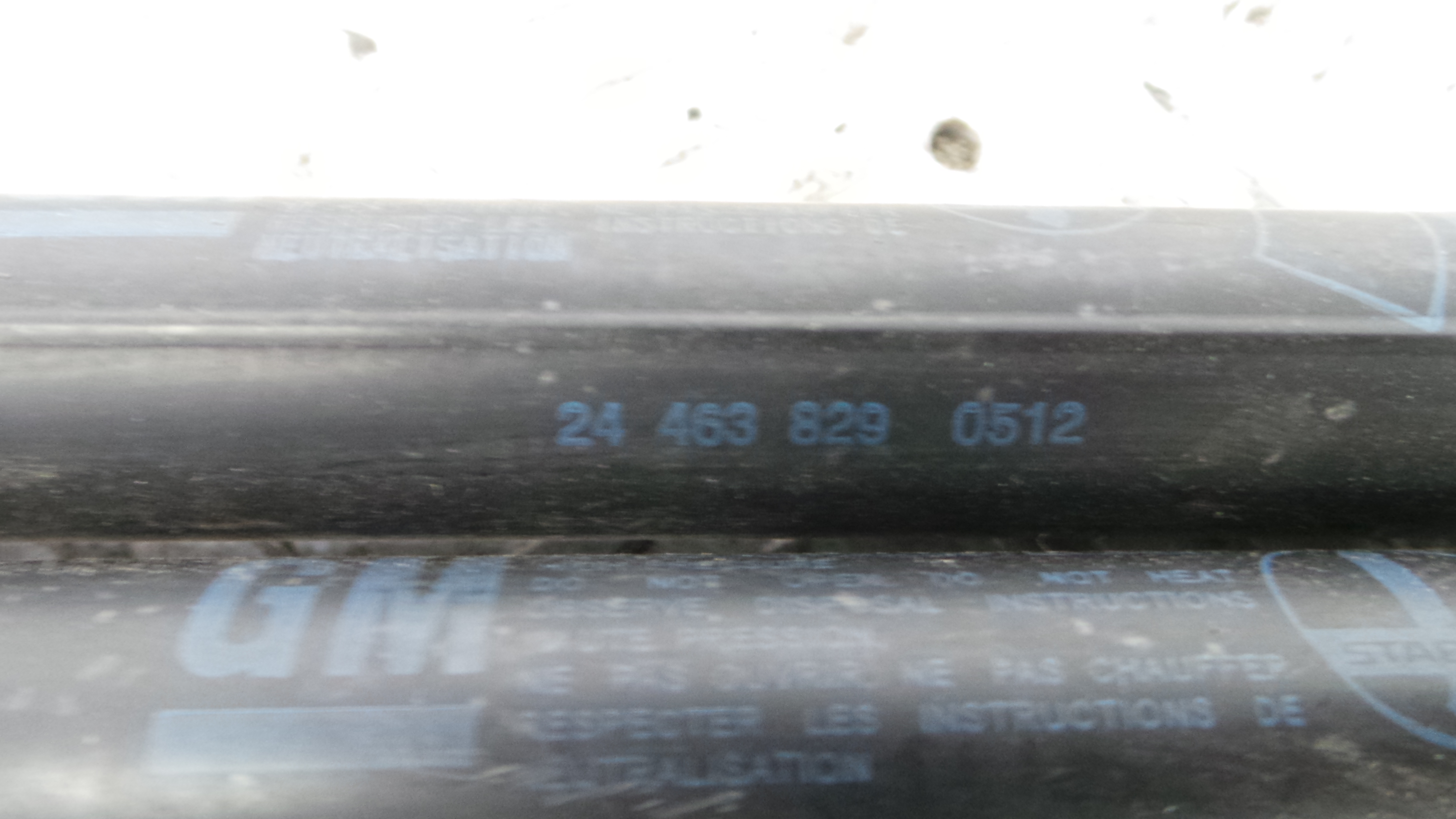 Amortecedor da Mala 24463829 - OPEL ASTRA H (A04)-33631051