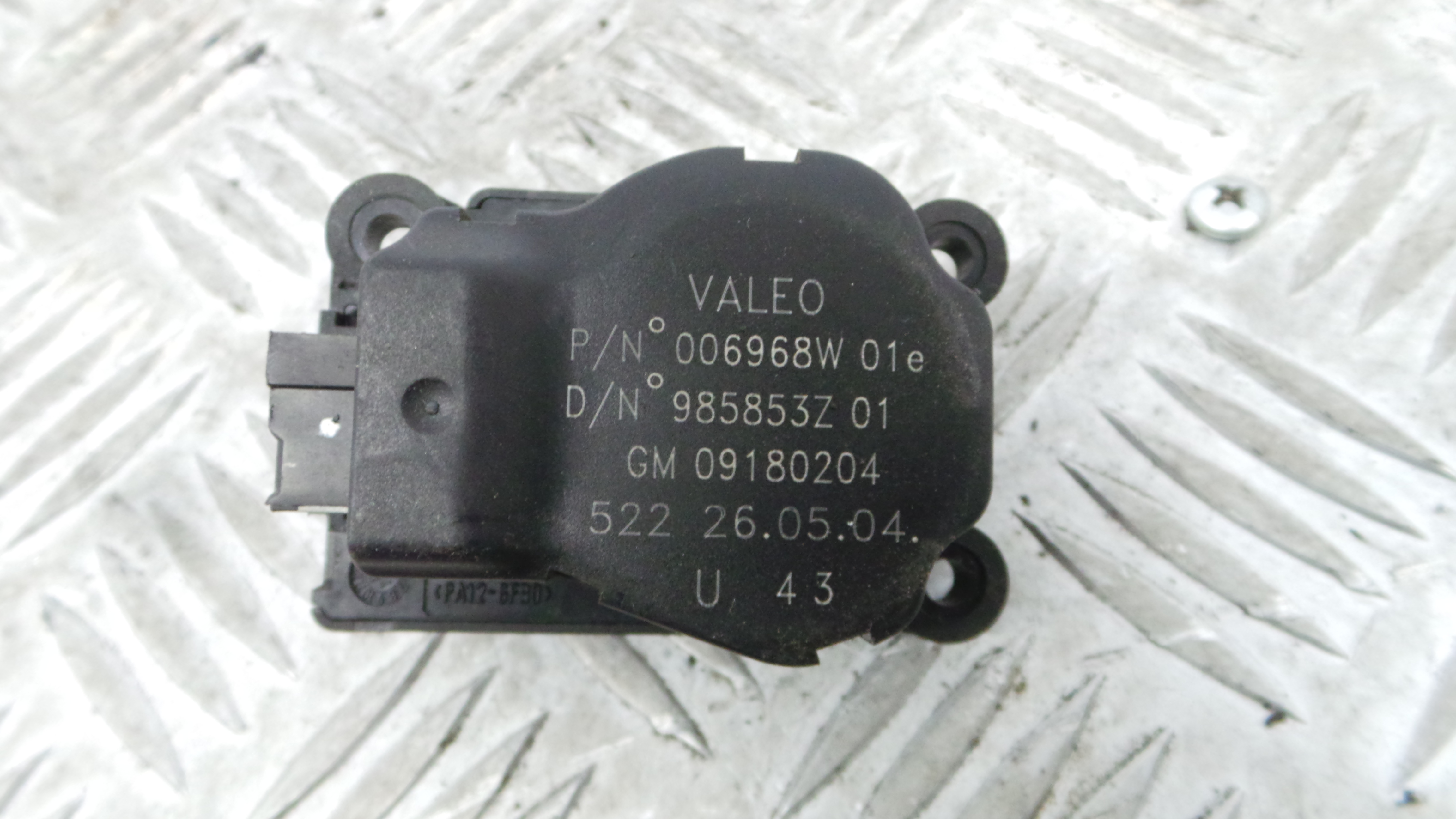 Atuador do Circuito de Ar 09180204 - SAAB 9-3 (YS3F, E79, D79, D75)-33633744