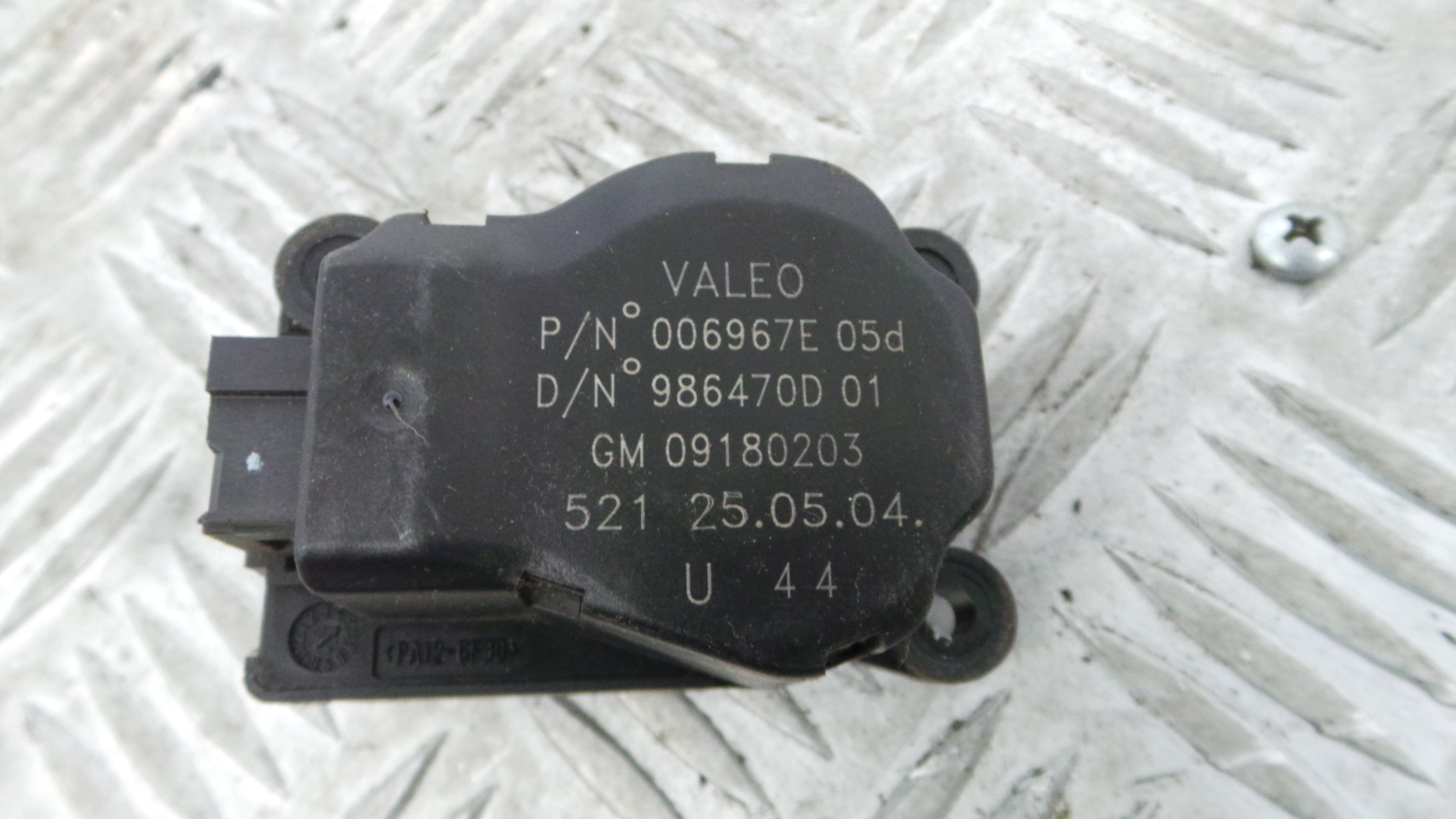 Atuador do Circuito de Ar  09180203 - SAAB 9-3 (YS3F, E79, D79, D75)-33633746