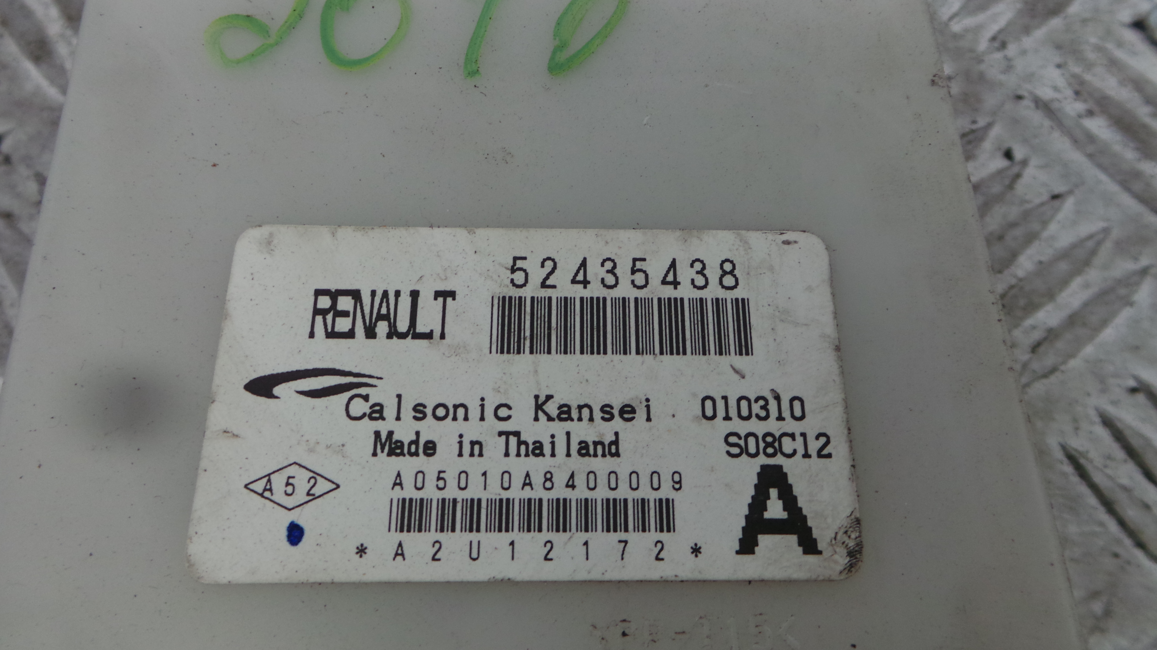 Modulo Electrónico 52435438 - RENAULT LAGUNA III (BT0/1)-33634471