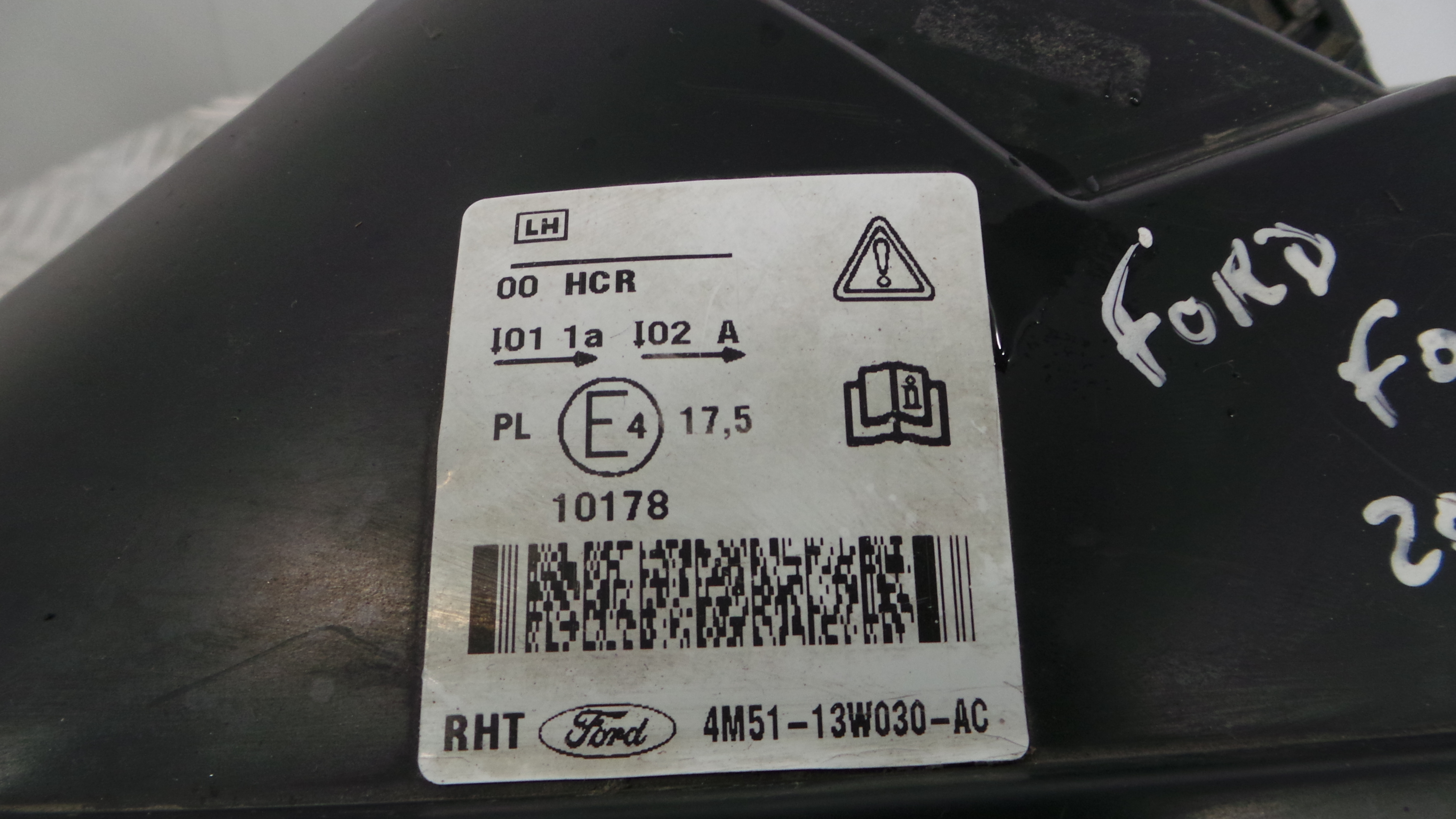 Ótica Esq 4M51-13W030-AC - FORD FOCUS II (DA_, HCP, DP)-33636288