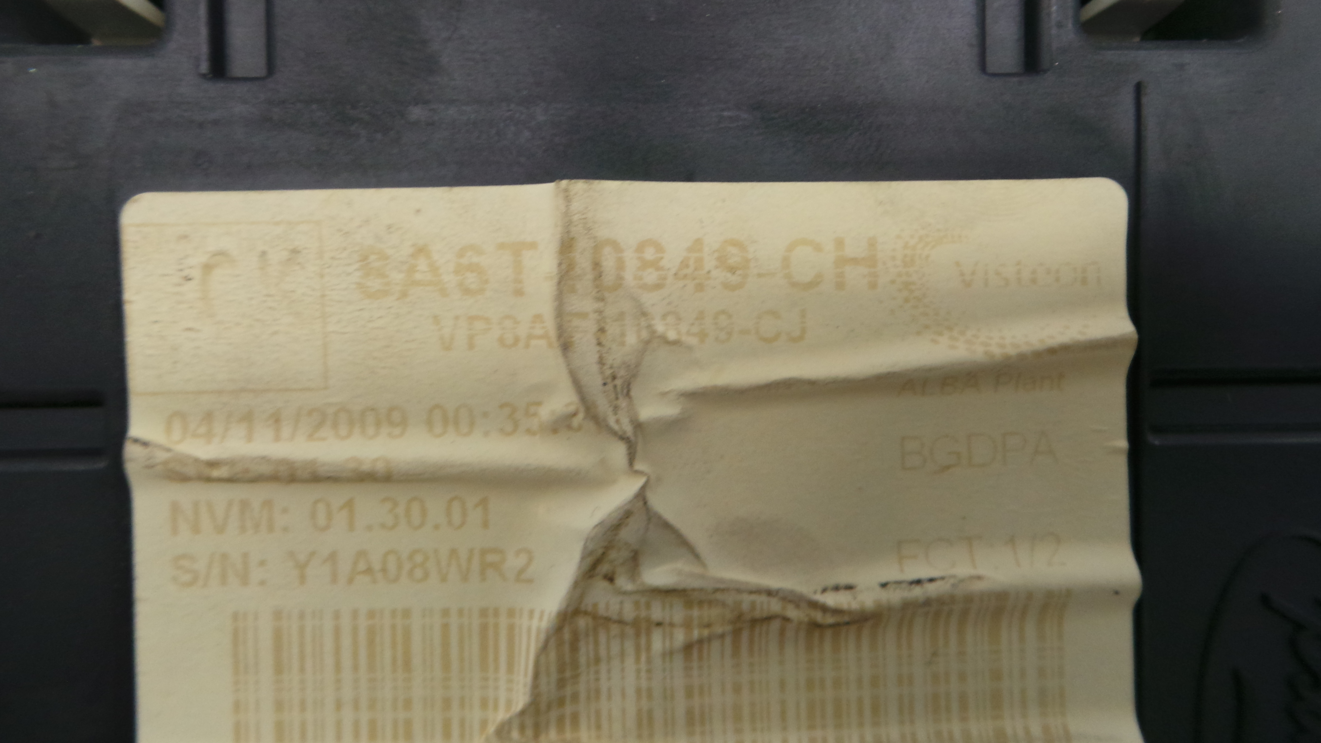 Quadrante 8A6T-10849-CH - FORD FIESTA VI (CB1, CCN)-33637412