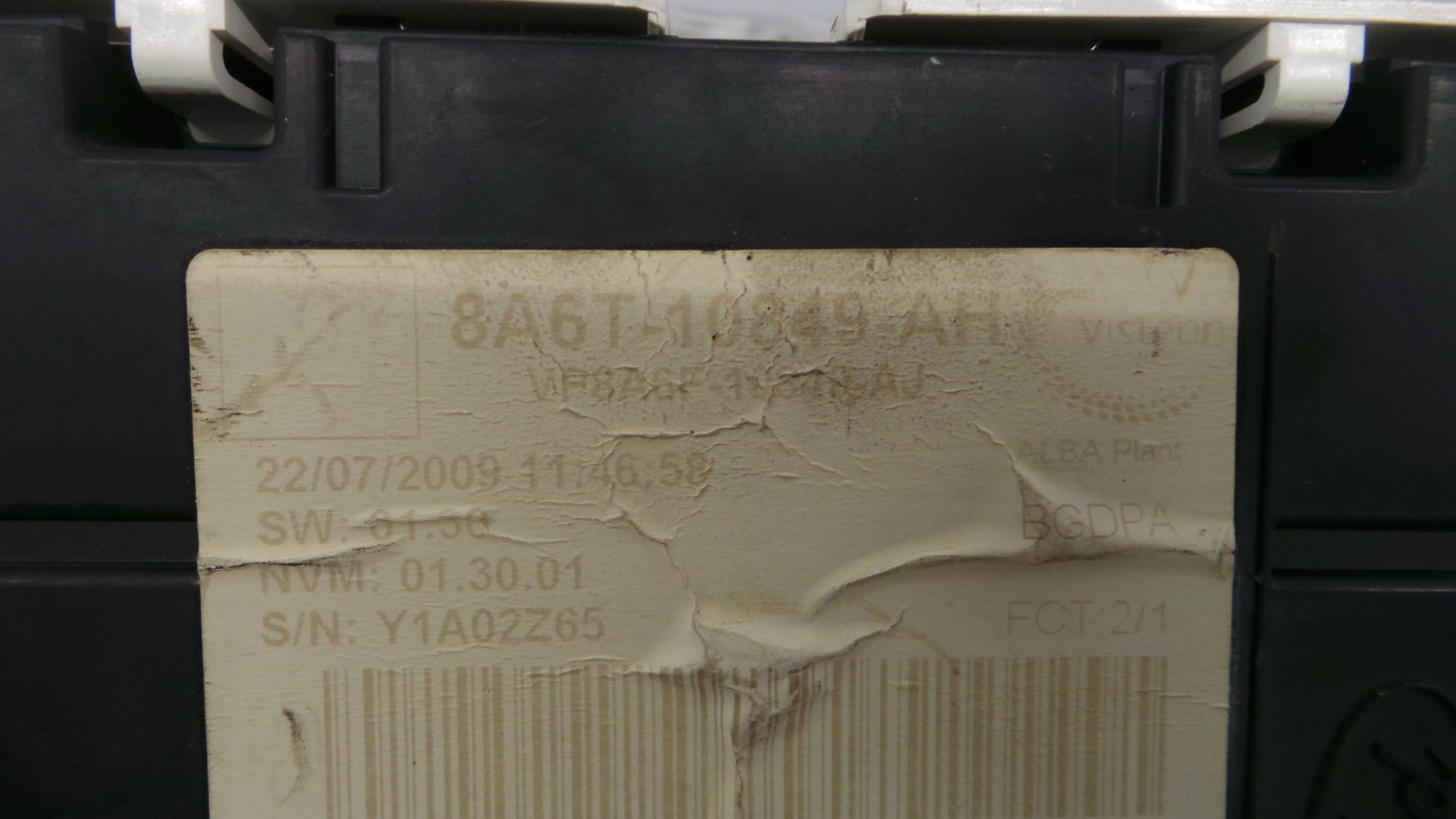 Quadrante 8A6T-10849-AH - FORD FIESTA VI (CB1, CCN)-33637658