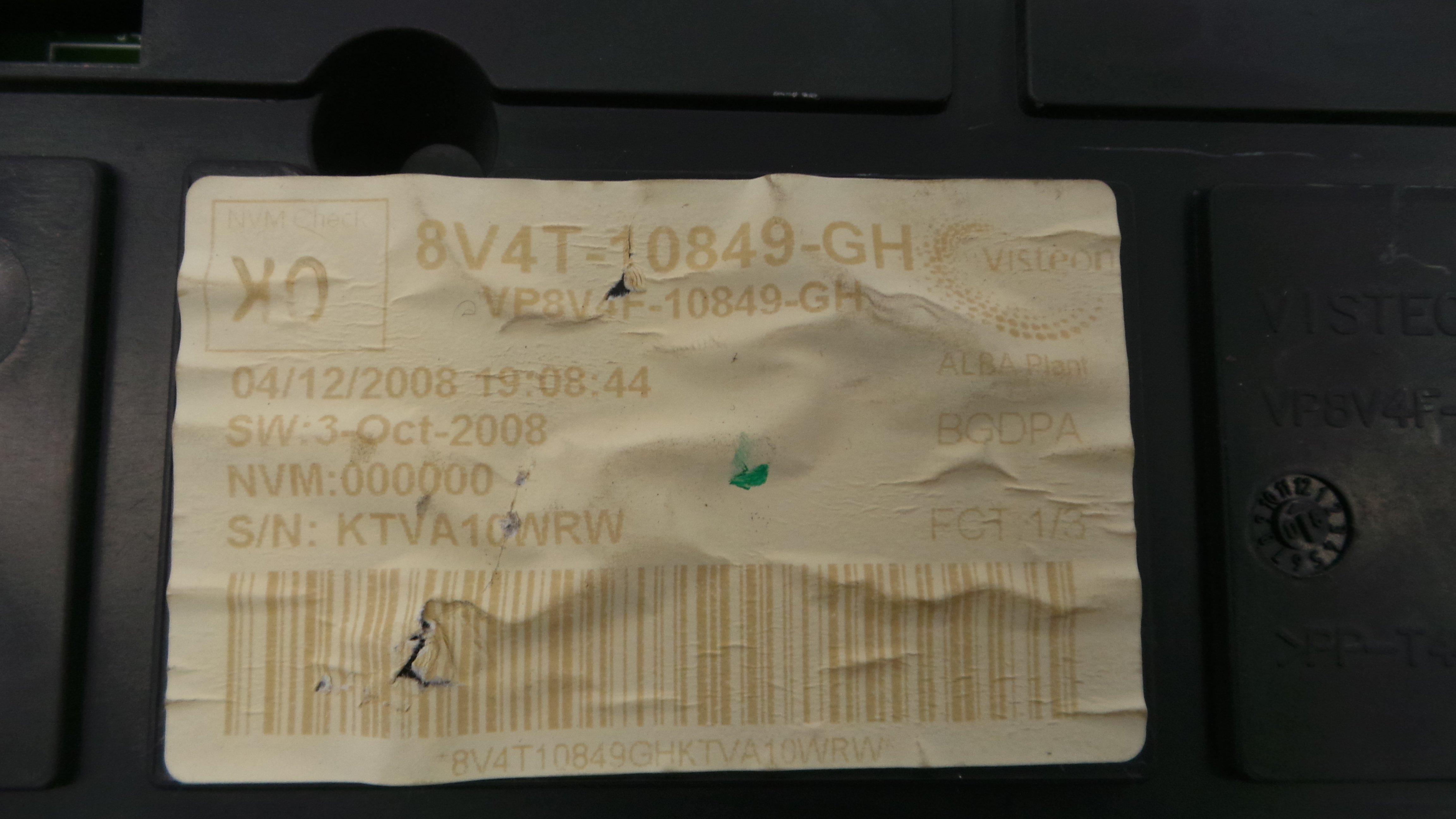 Quadrante 8V4T-10849-GH - FORD FOCUS II (DA_, HCP, DP)-33637669