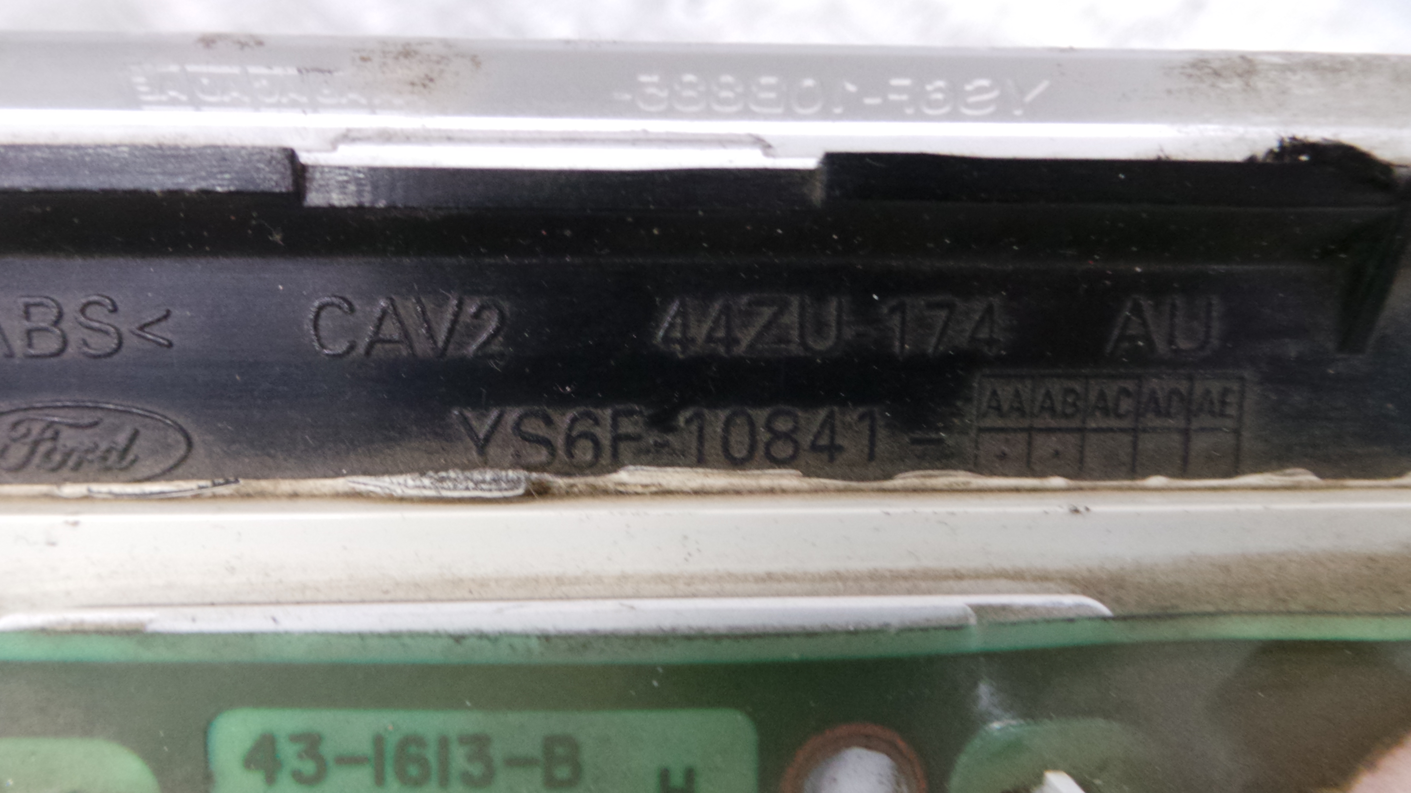 Quadrante YS6F-10841 - FORD FIESTA IV (JA_, JB_), FIESTA Mk IV (JA_, JB_)-33637674