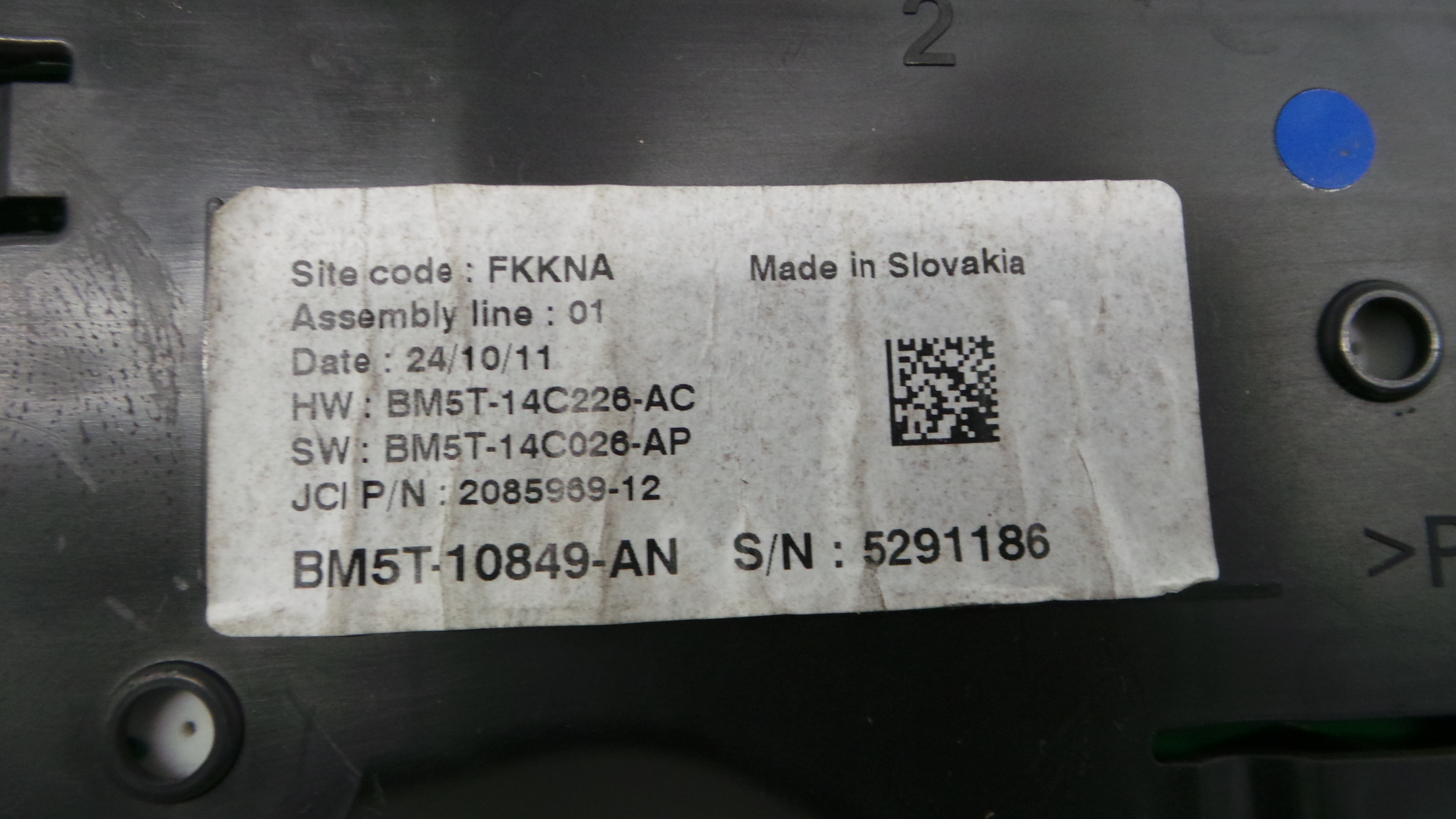 Quadrante BM5T-10849-AN - FORD FOCUS III-33637726