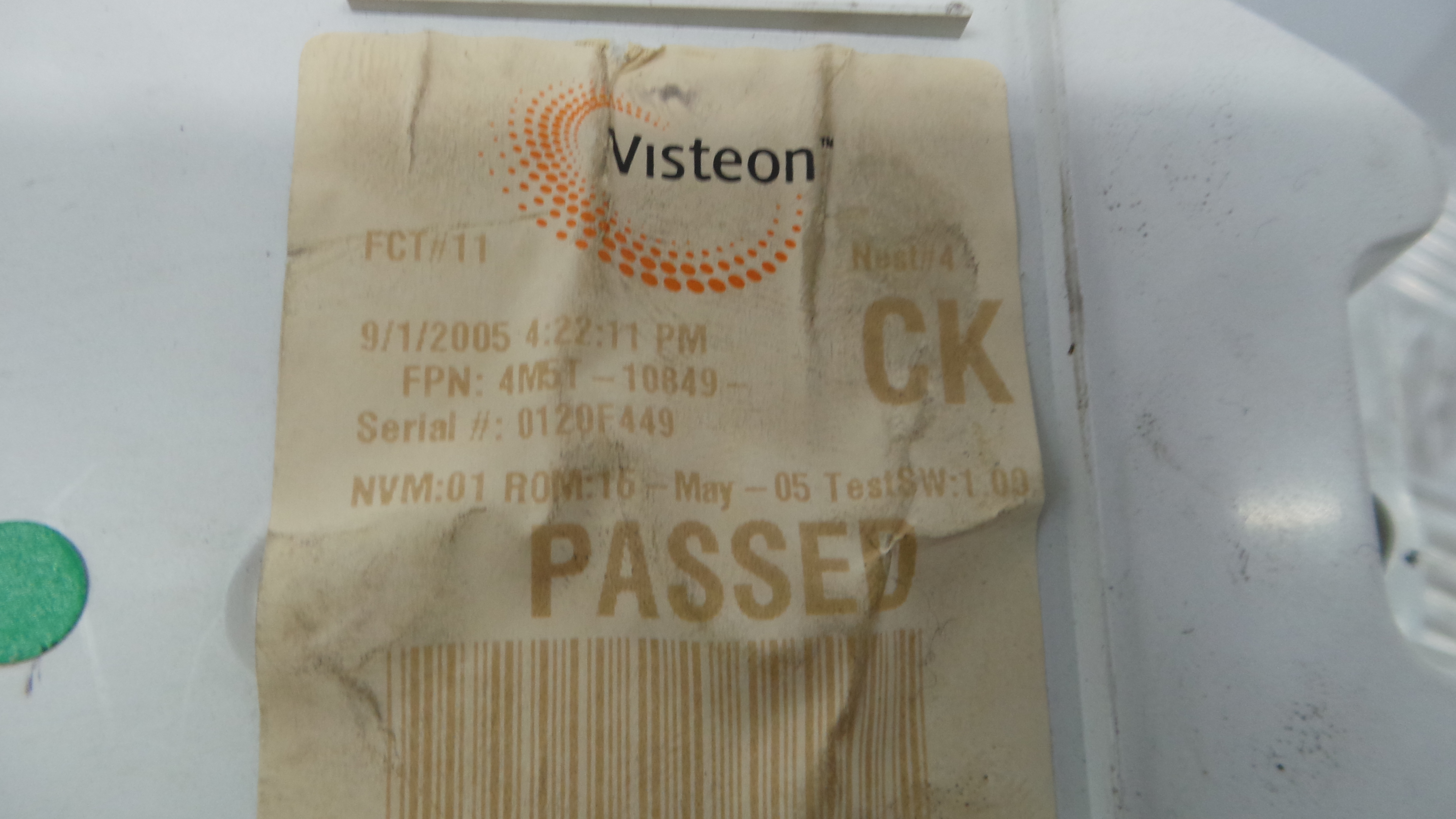 Quadrante 4M5T-10849-CK - FORD FOCUS II (DA_, HCP, DP)-33637730