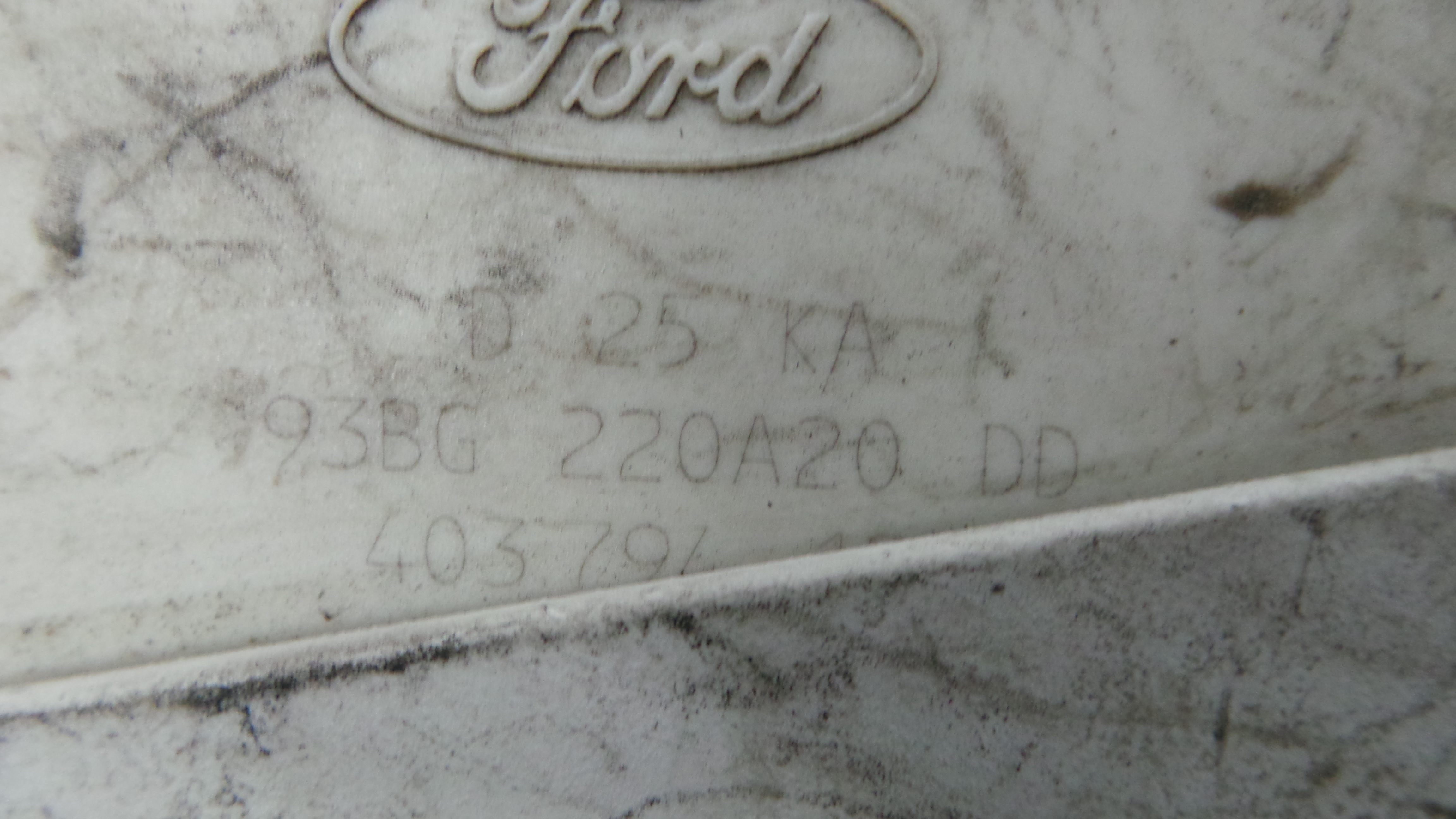 Fecho da Porta Trás Dto 93BG-220A20-DD - FORD GALAXY I (WGR)-33639619