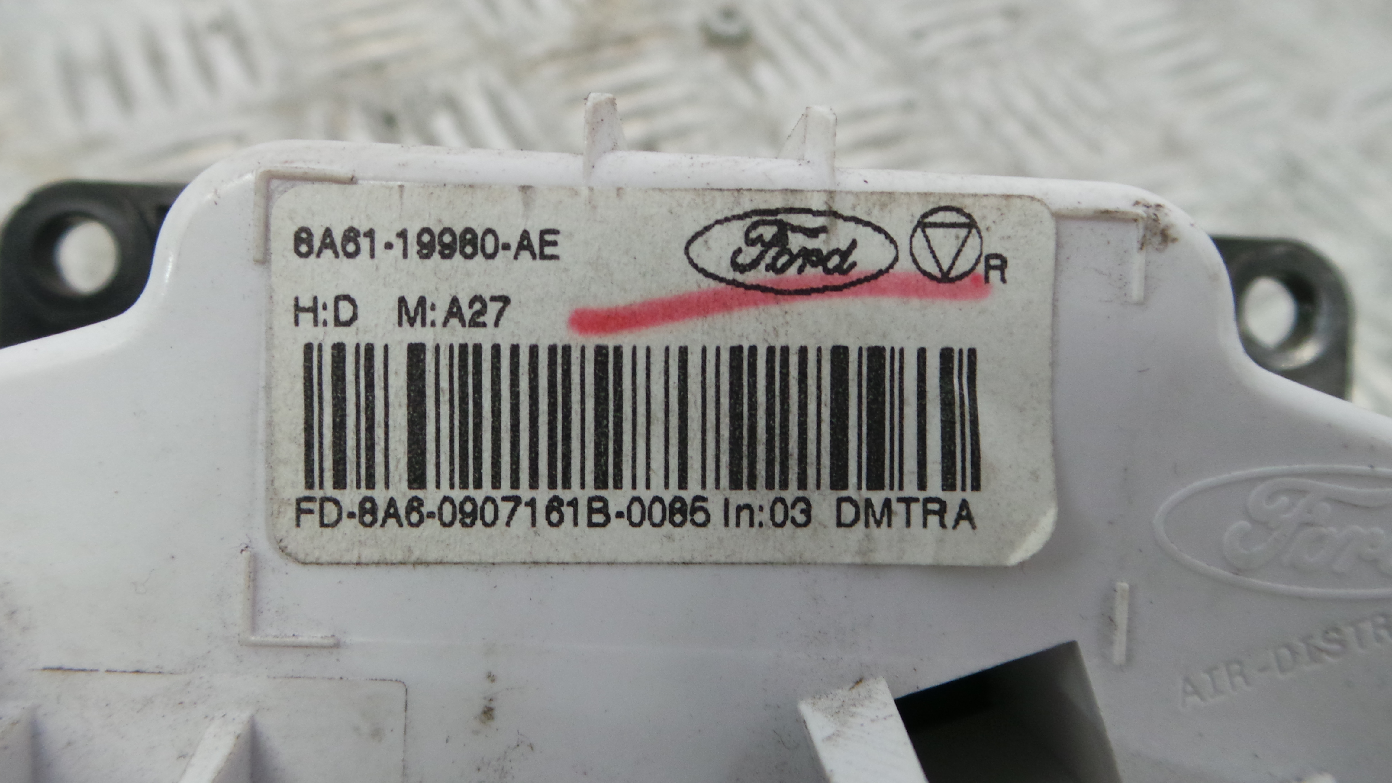 Comando da Sofagem / Climatronic 8A61-19980-AE - FORD FIESTA VI (CB1, CCN)-33640236