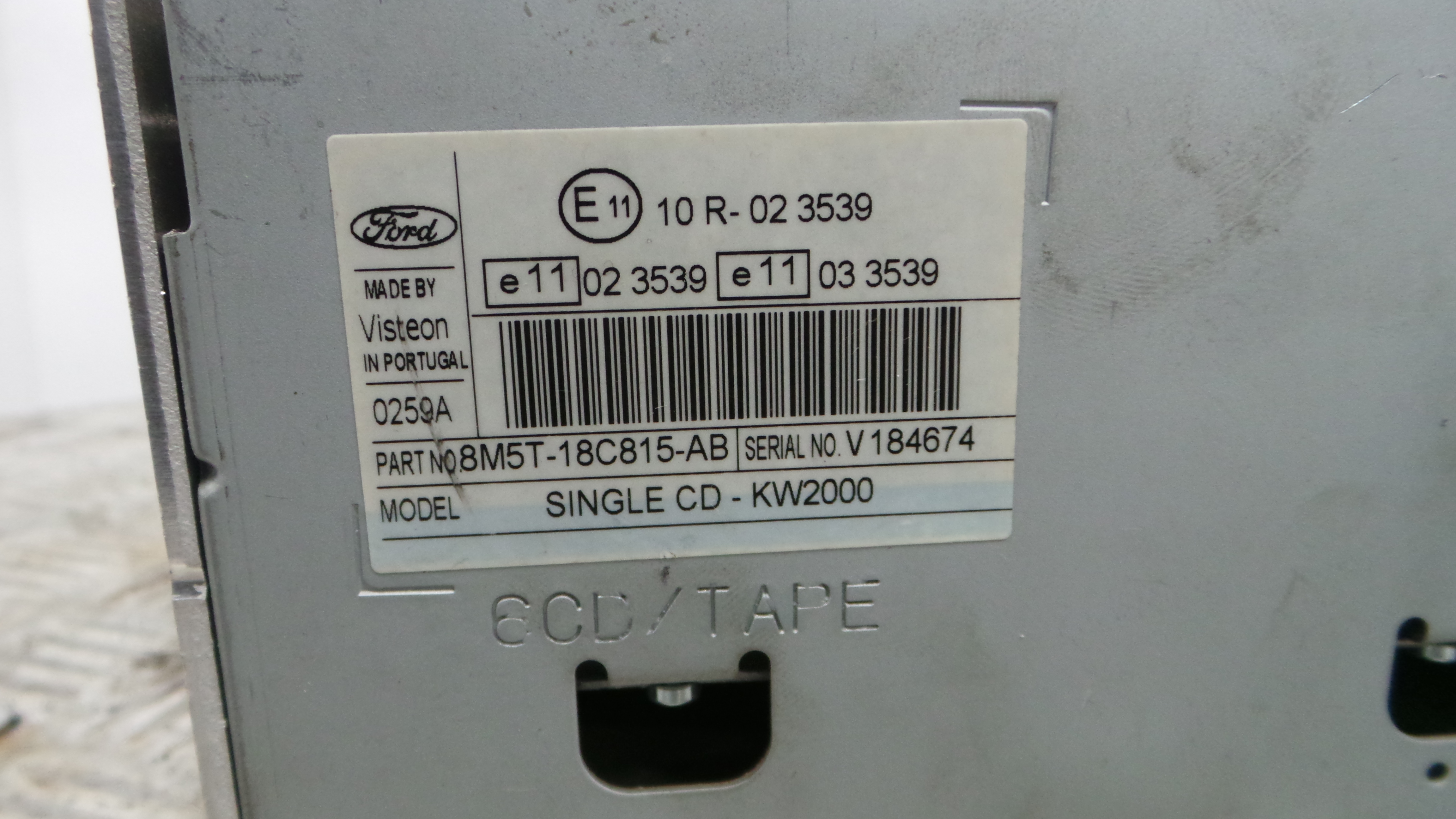 Auto-rádios 8M5T-18C815-AB - FORD FOCUS II (DA_, HCP, DP)-33640550