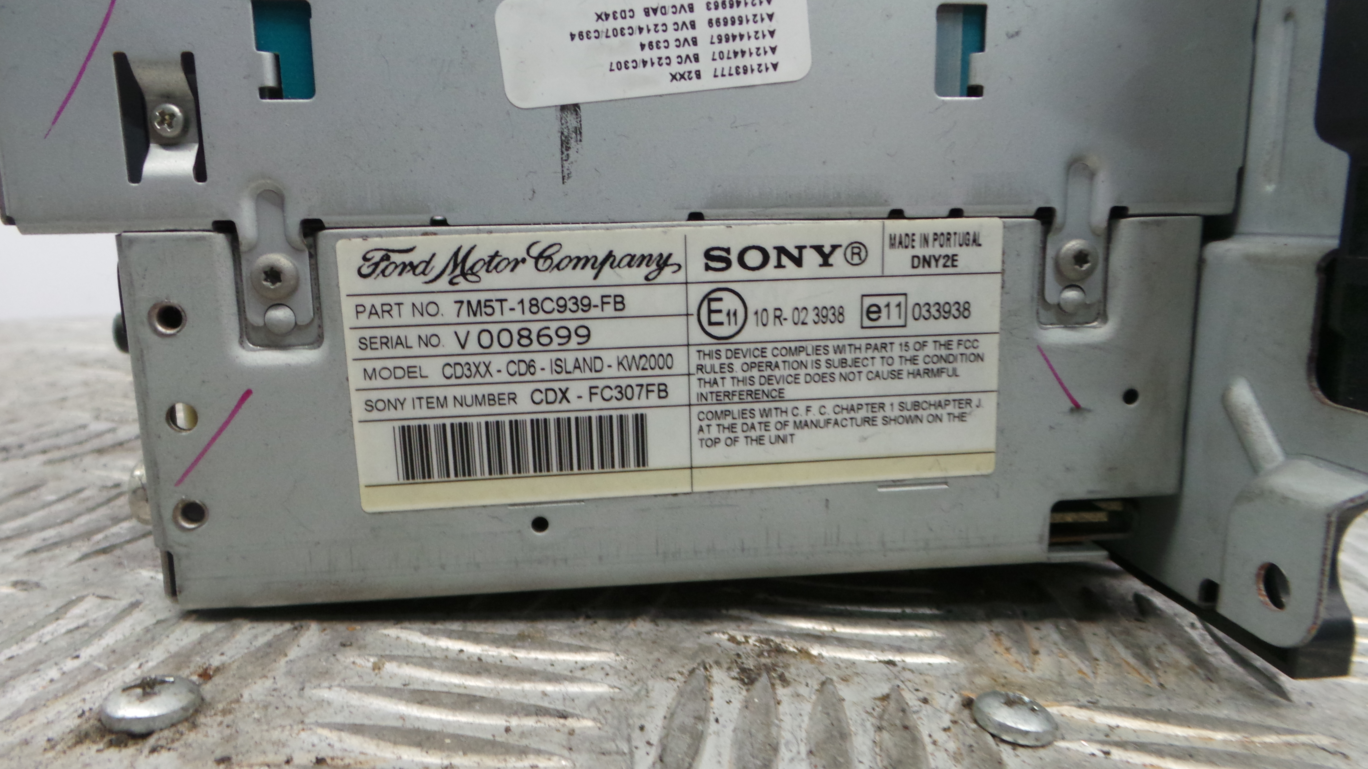 Auto-rádios 7M5T-18C939-FB - FORD FOCUS II (DA_, HCP, DP)-33640553