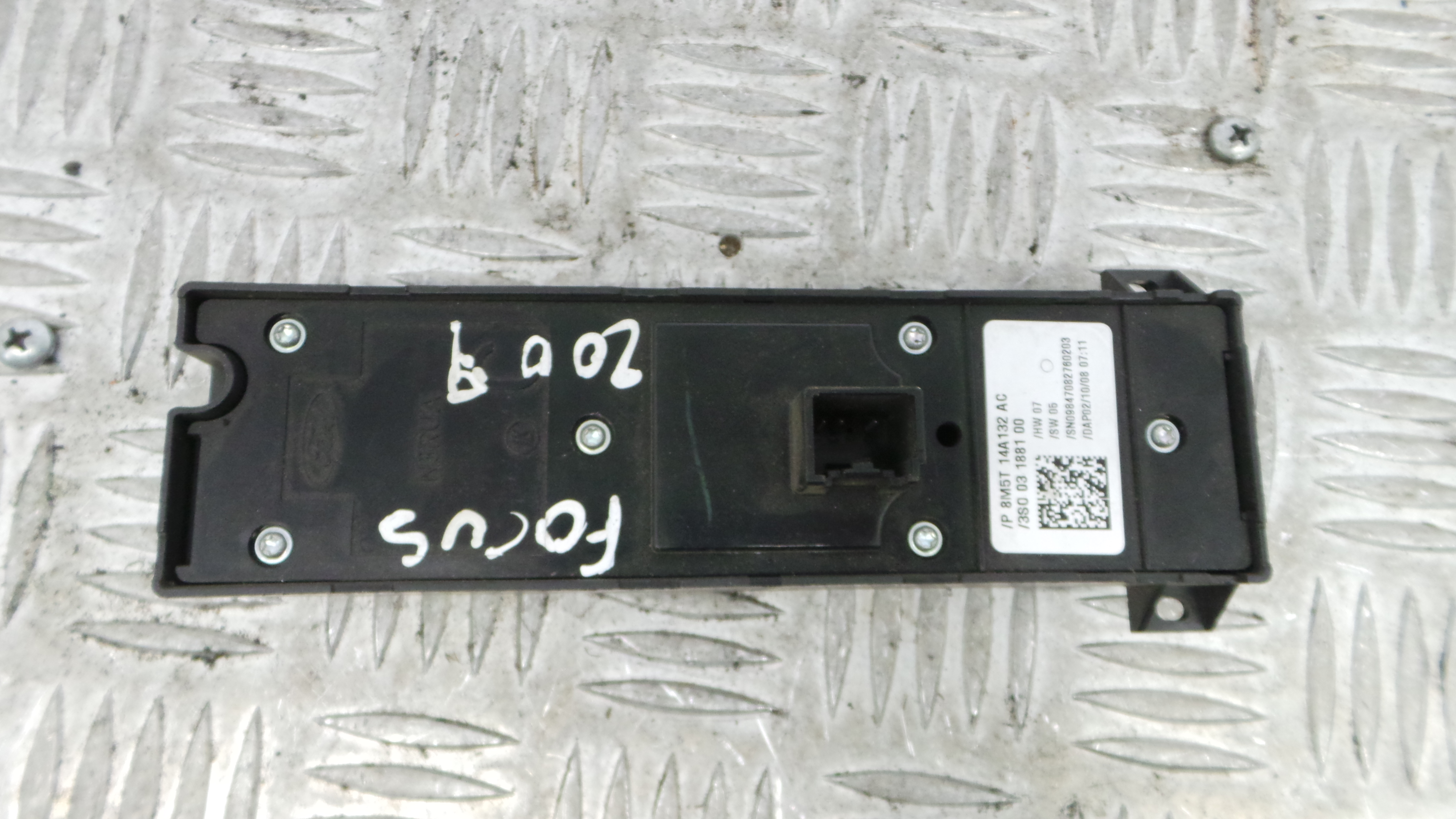Interruptor / Comando Elevador Vidro Frente Esq  8M5T-14A132-AC - FORD FOCUS II (DA_, HCP, DP)-33641880