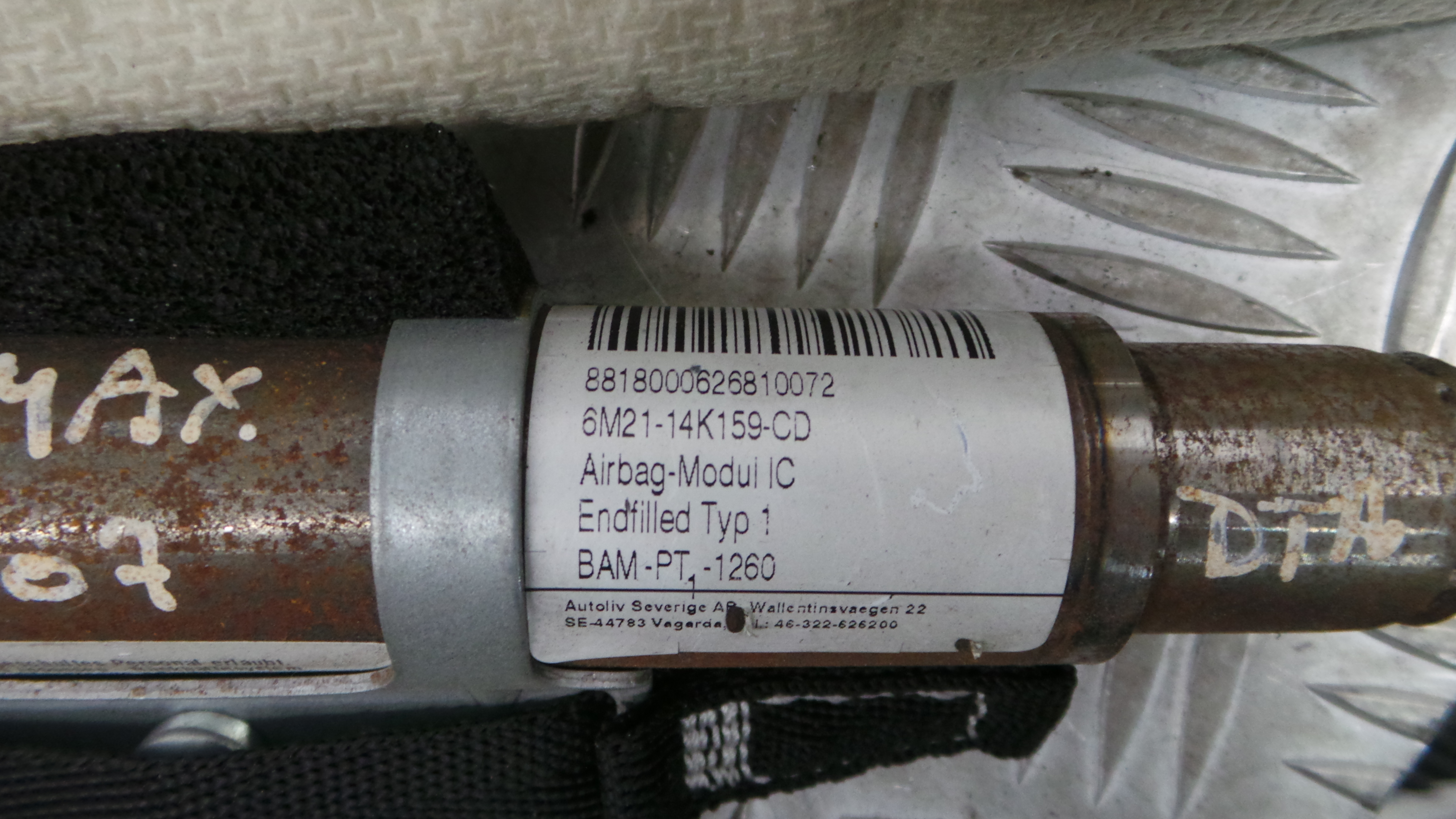 Airbags de Cortina Dto 6M21-14K159-CD - FORD S-MAX (WA6)-33642512