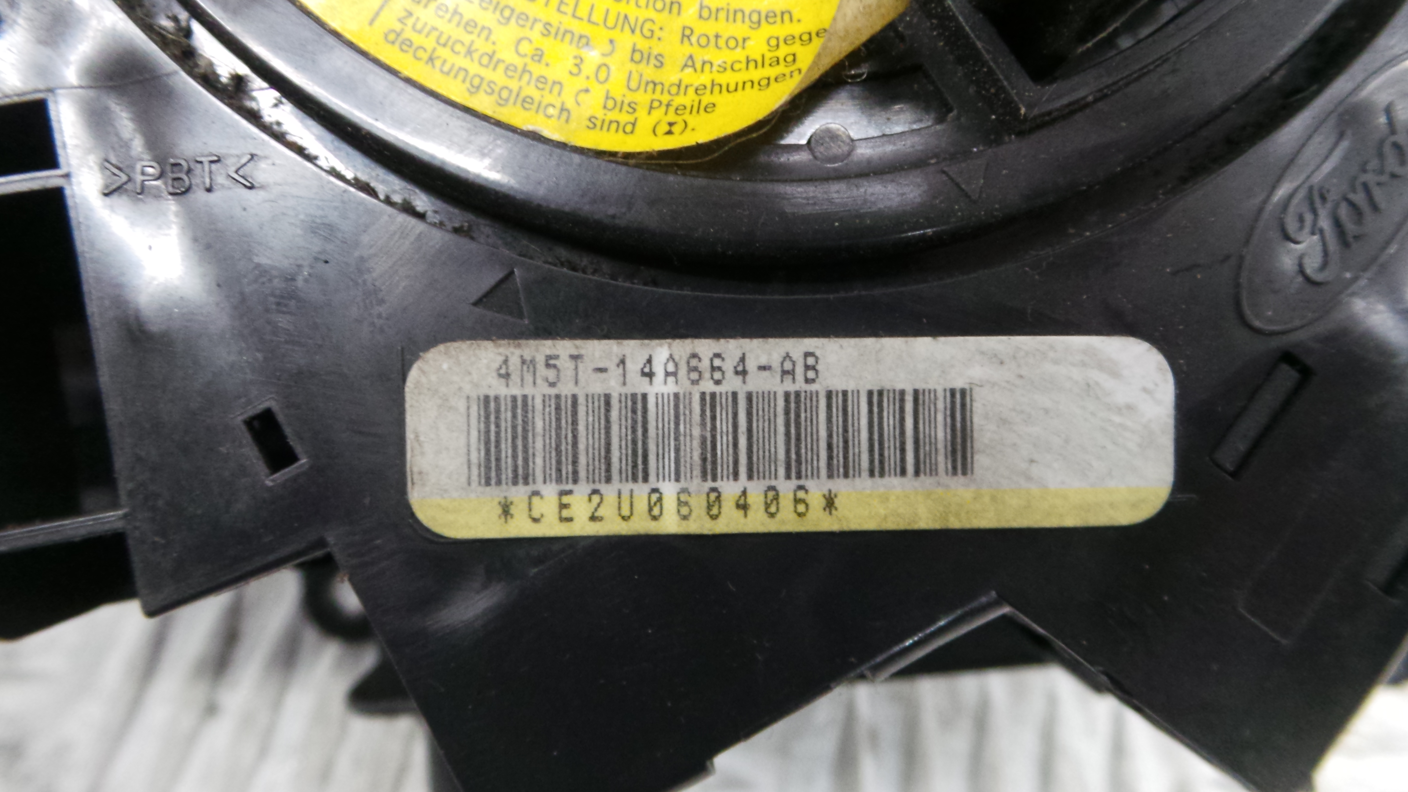 Fita de Airbags 4M5T-14A664-AB - FORD C-MAX (DM2)-33643077