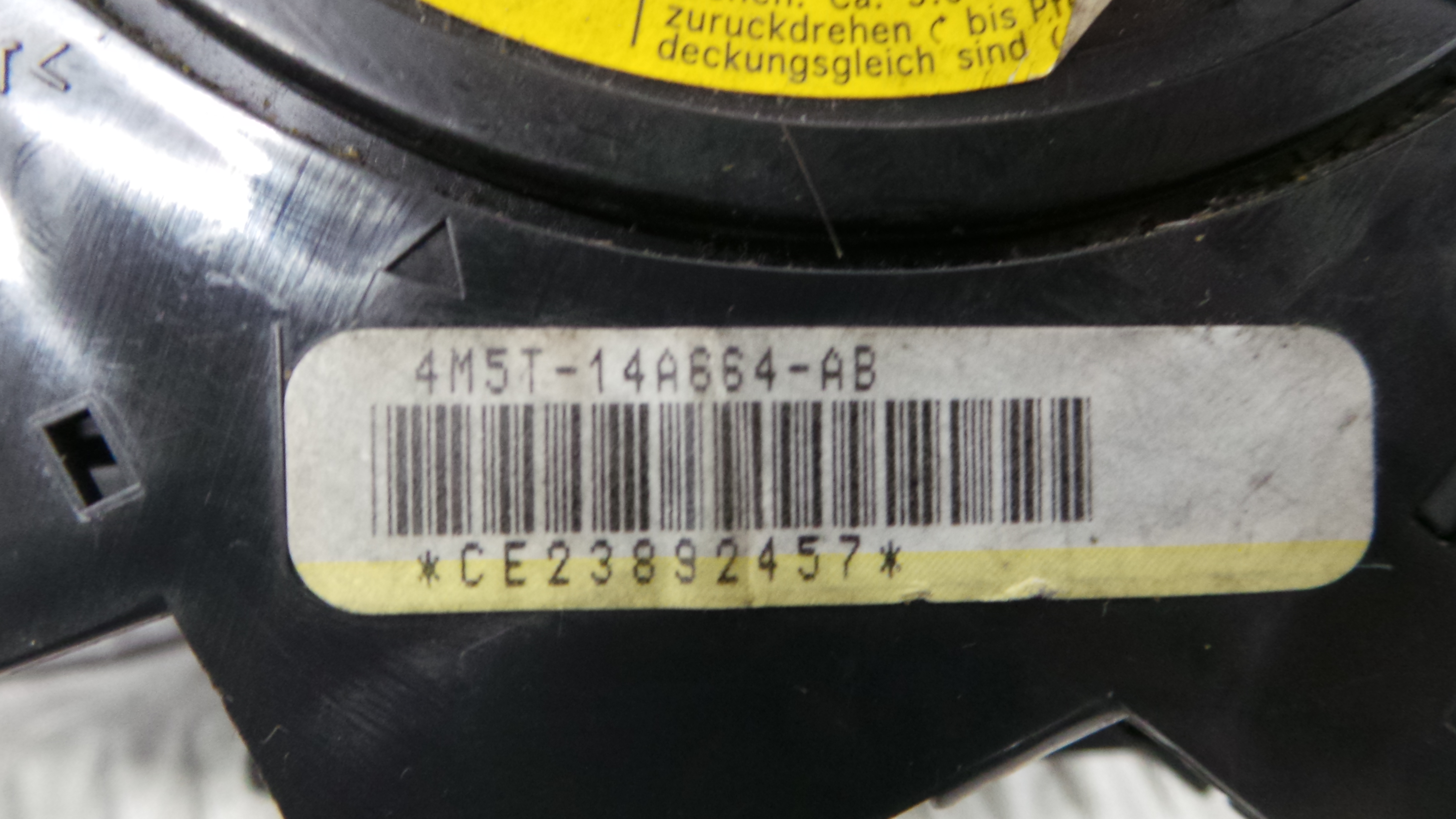 Fita de Airbags 4M5T-14A664-AB - FORD FOCUS II (DA_, HCP, DP)-33643119