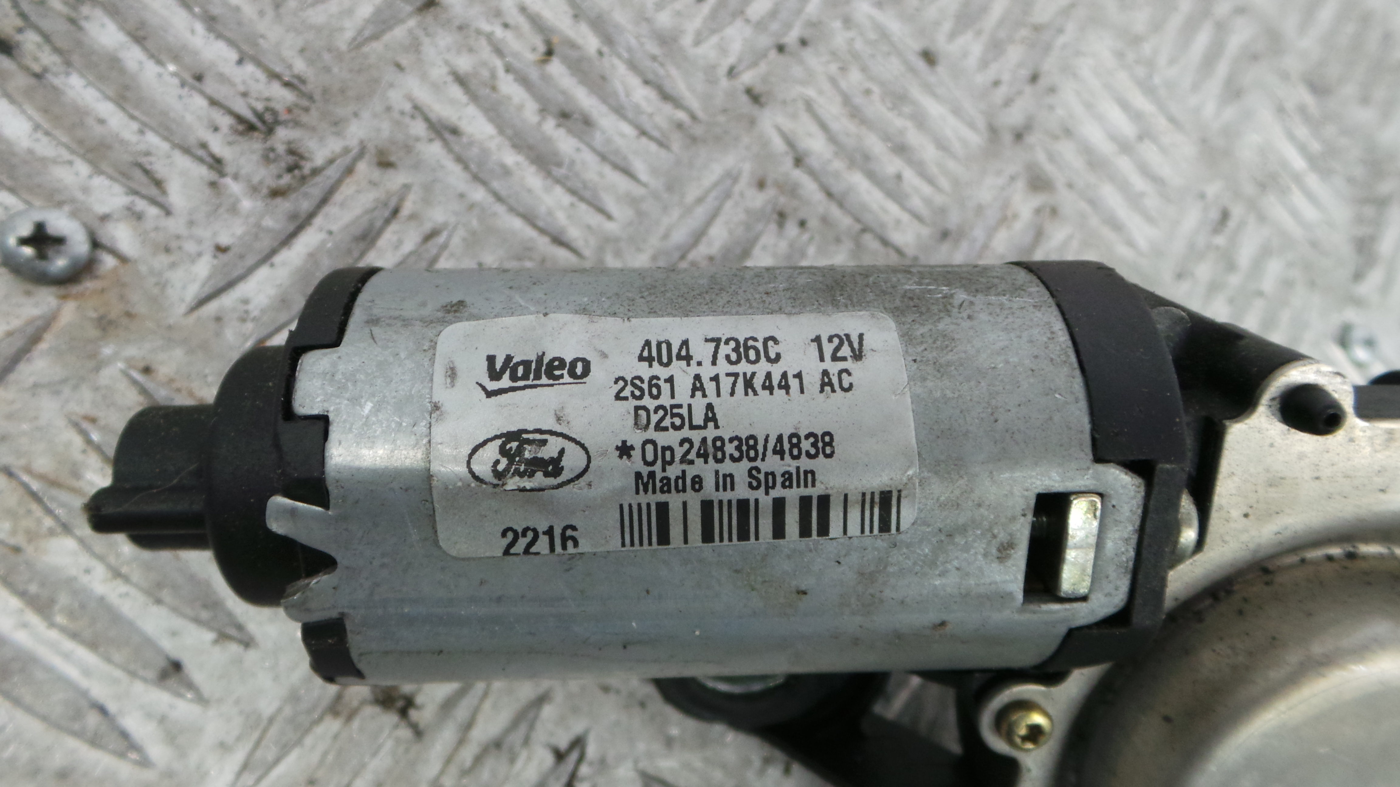 Motor Limpa Vidros Trás 2S61-A17K441-AC - FORD FIESTA V (JH_, JD_)-33643669