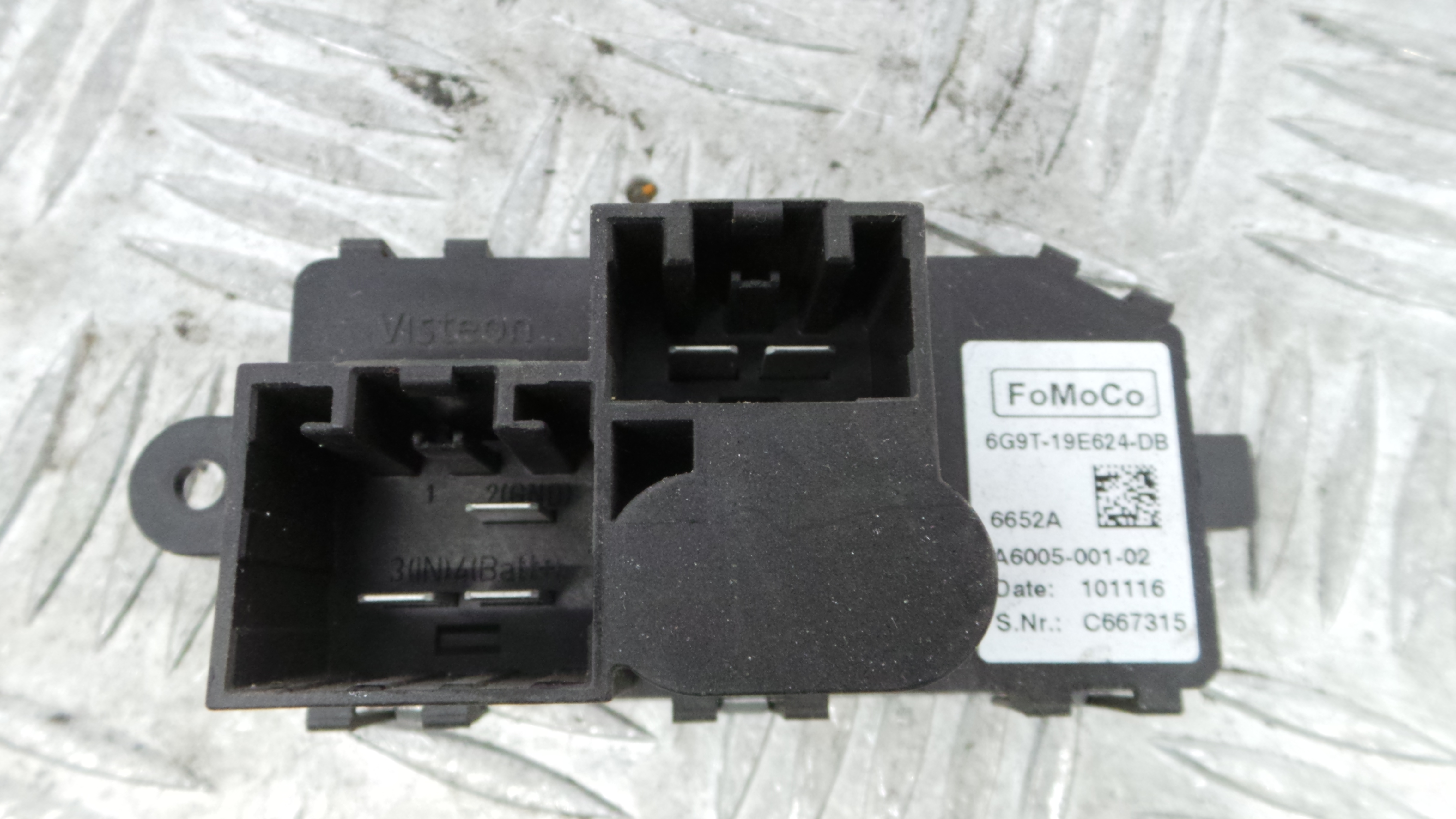 Resistência Ventilador Do Habitáculo 6G9T-19E624-DB - FORD FOCUS III-33644214