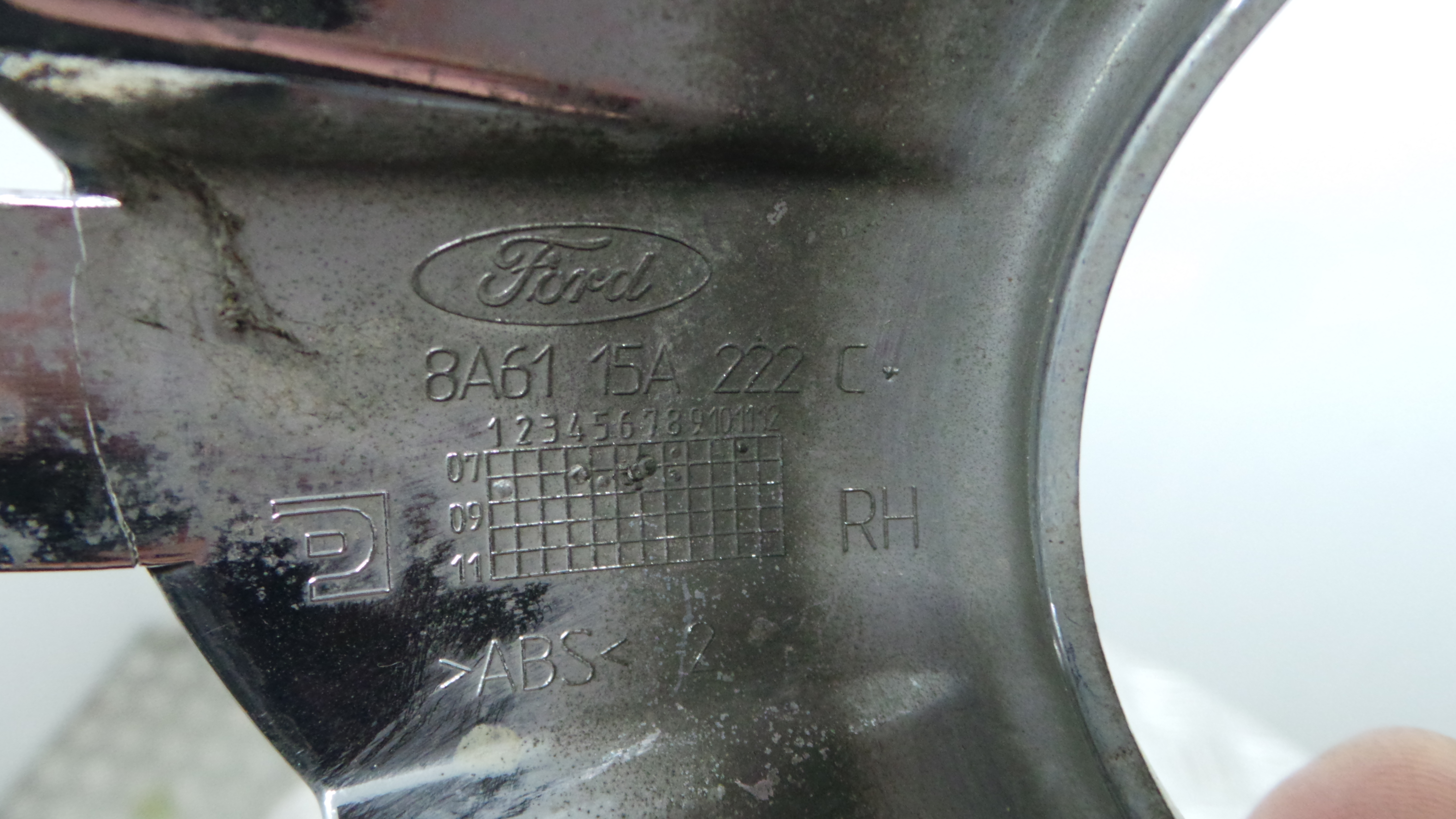 Grelha do Pára-Choques da Frente 8A61-15A222-C - FORD FIESTA VI (CB1, CCN)-33646324