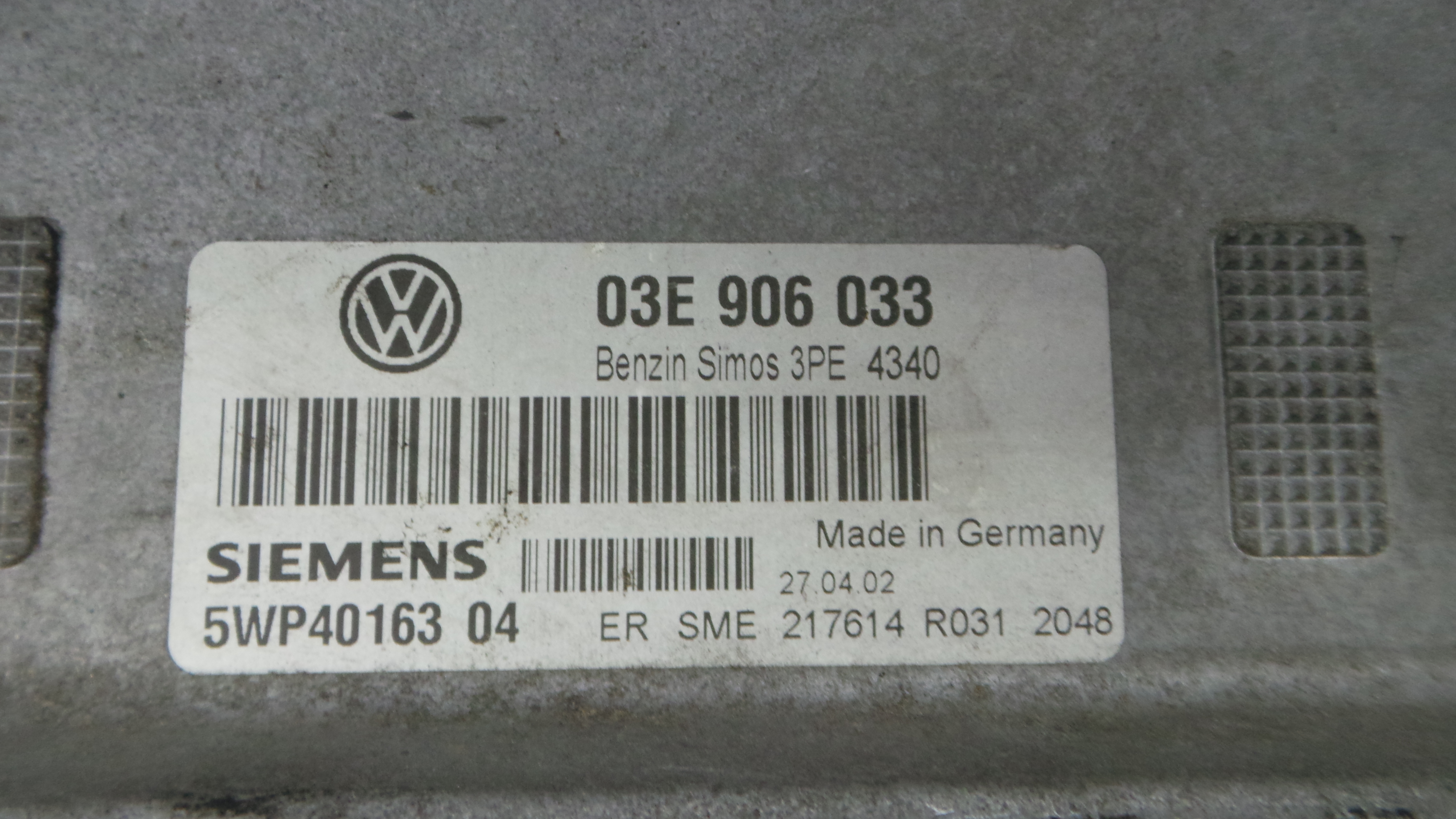 Centralina do Motor 03E906033 - VW POLO (9N_, 9A_)-33657560