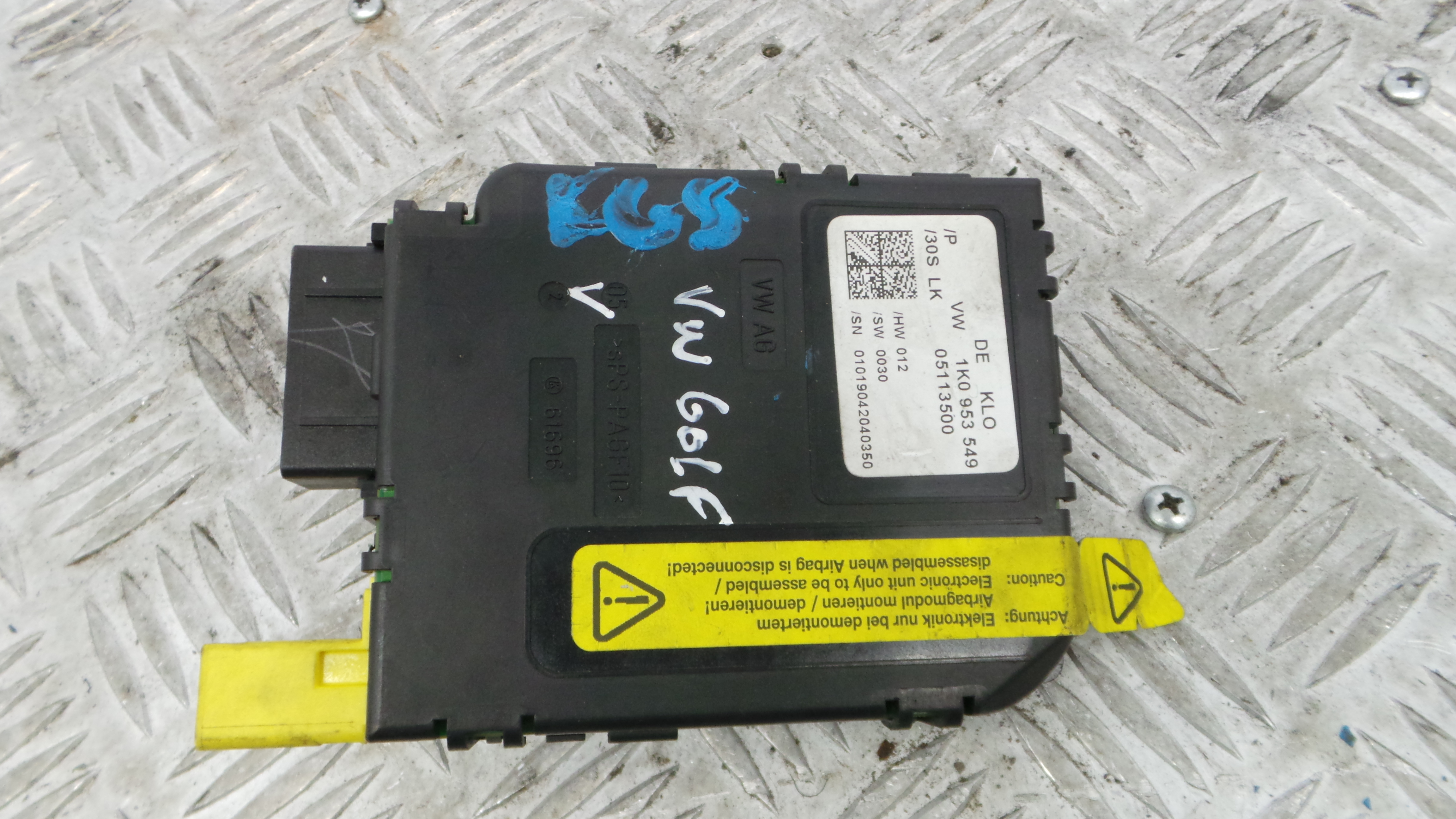 Sensor Do Ângulo Da Direcção 1K0953549 - VW GOLF V (1K1)-33657611