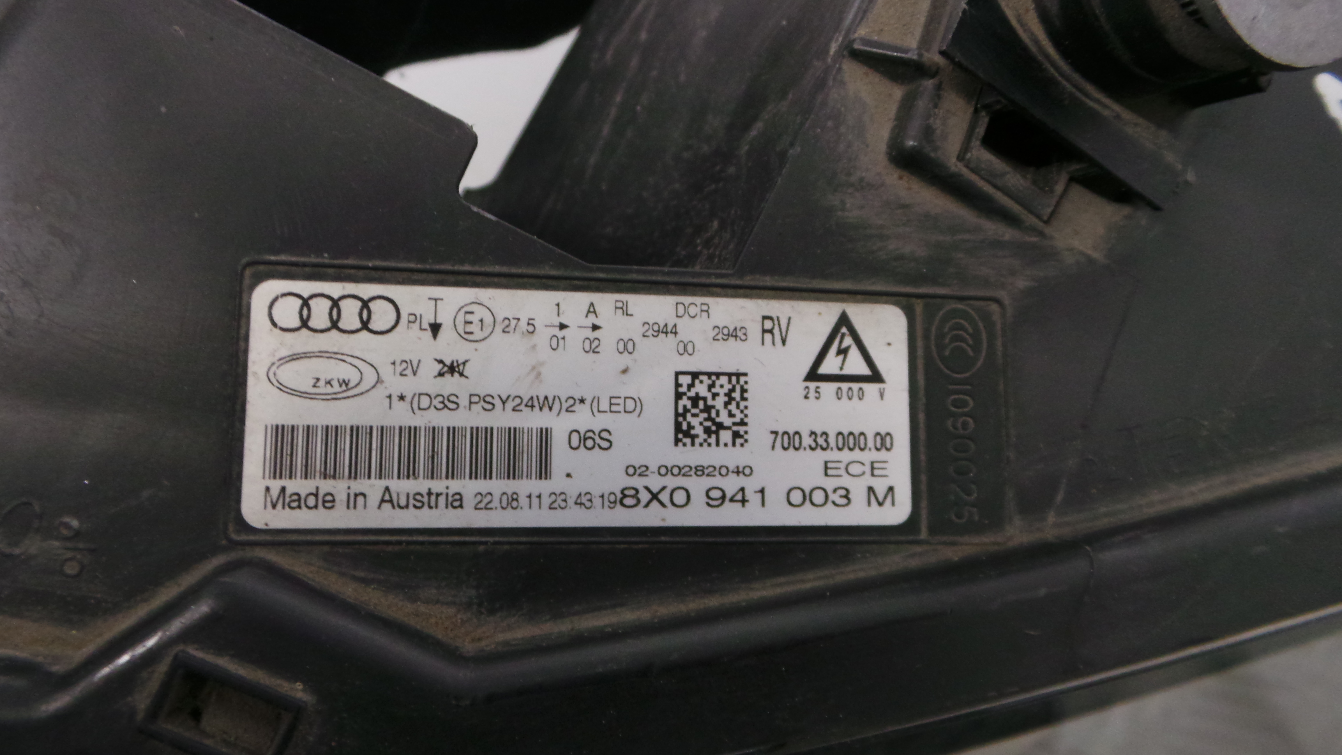 Ótica Esq 8X0941003M - AUDI A1 (8X1, 8XK)-33658213