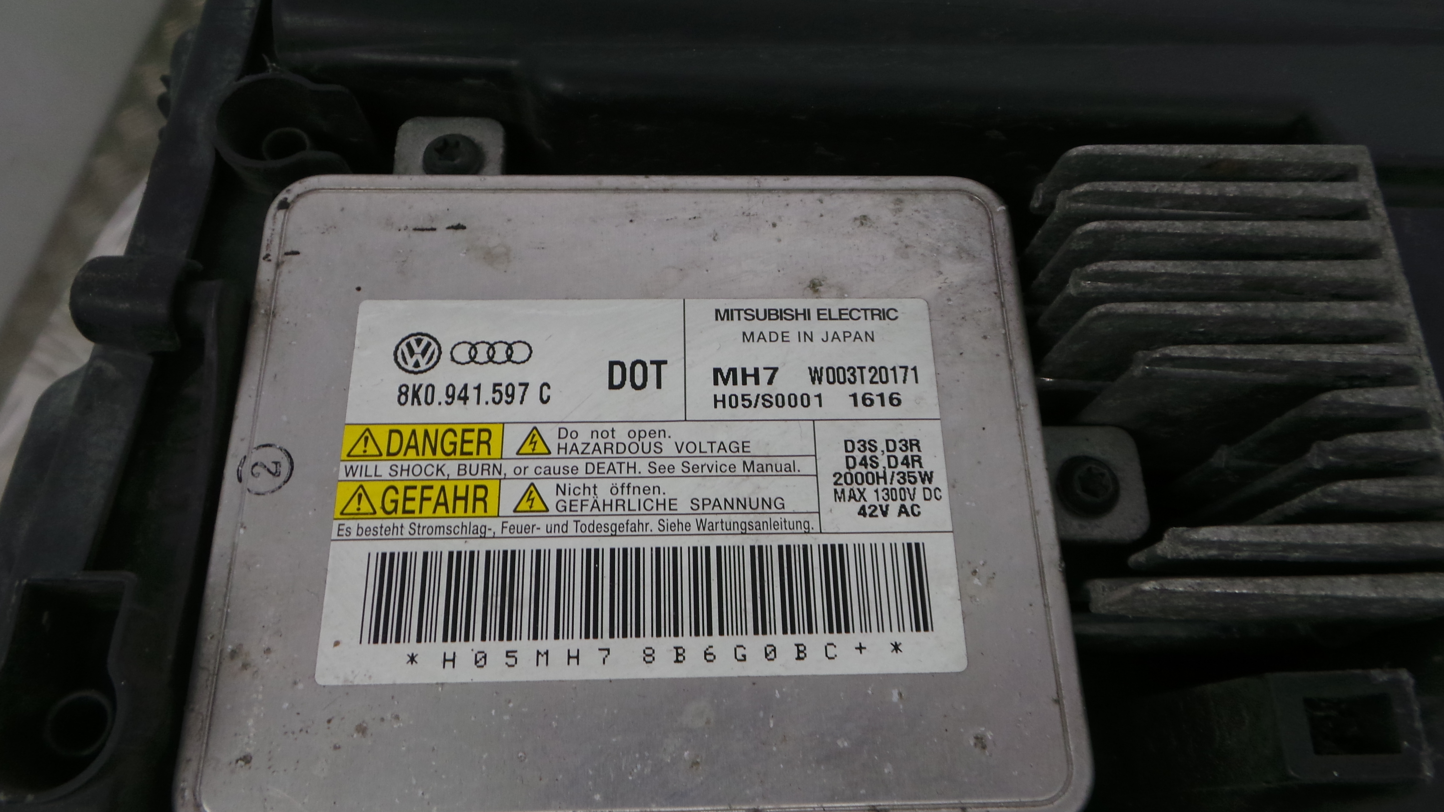 Ótica Esq 8X0941003M - AUDI A1 (8X1, 8XK)-33658213