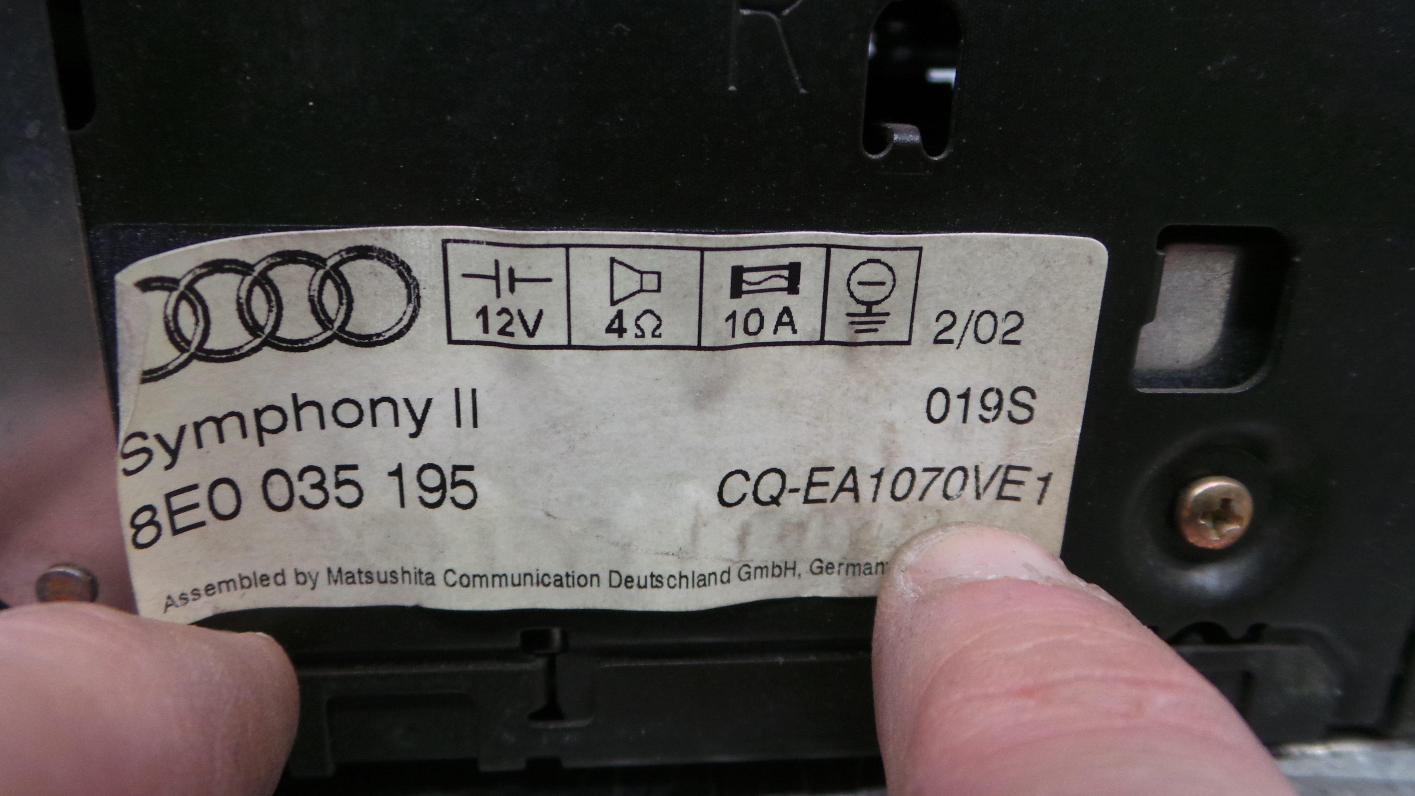 Auto-rádios 8E0035195 - AUDI A4 B6 (8E2)-34194867