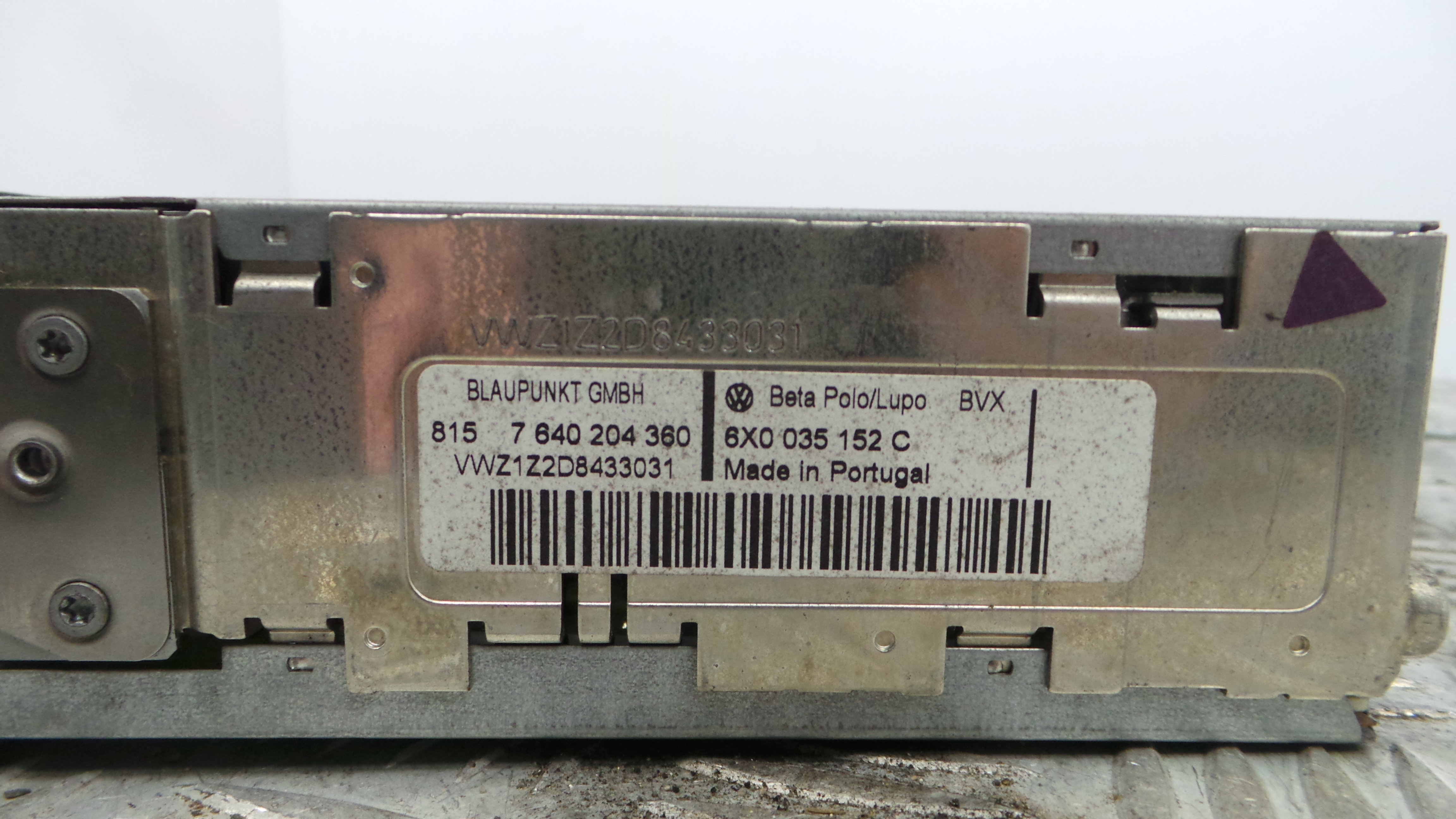 Auto-rádios 6X0035152C - VW POLO (9N_, 9A_)-34195923
