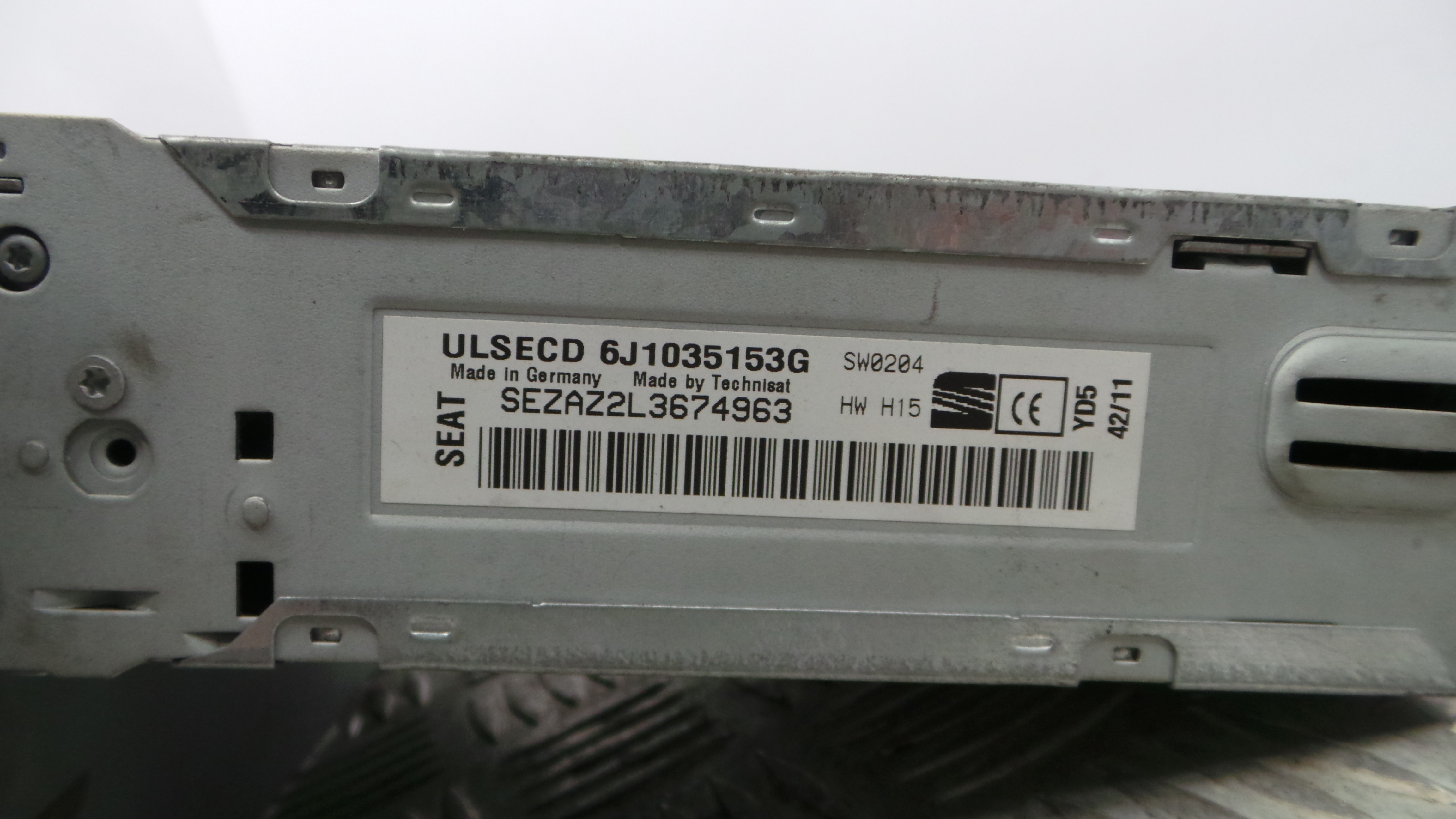 Auto-rádios 6J1035153G - SEAT IBIZA IV (6J5, 6P1), IBIZA Mk IV (6J5, 6P1)-34204904