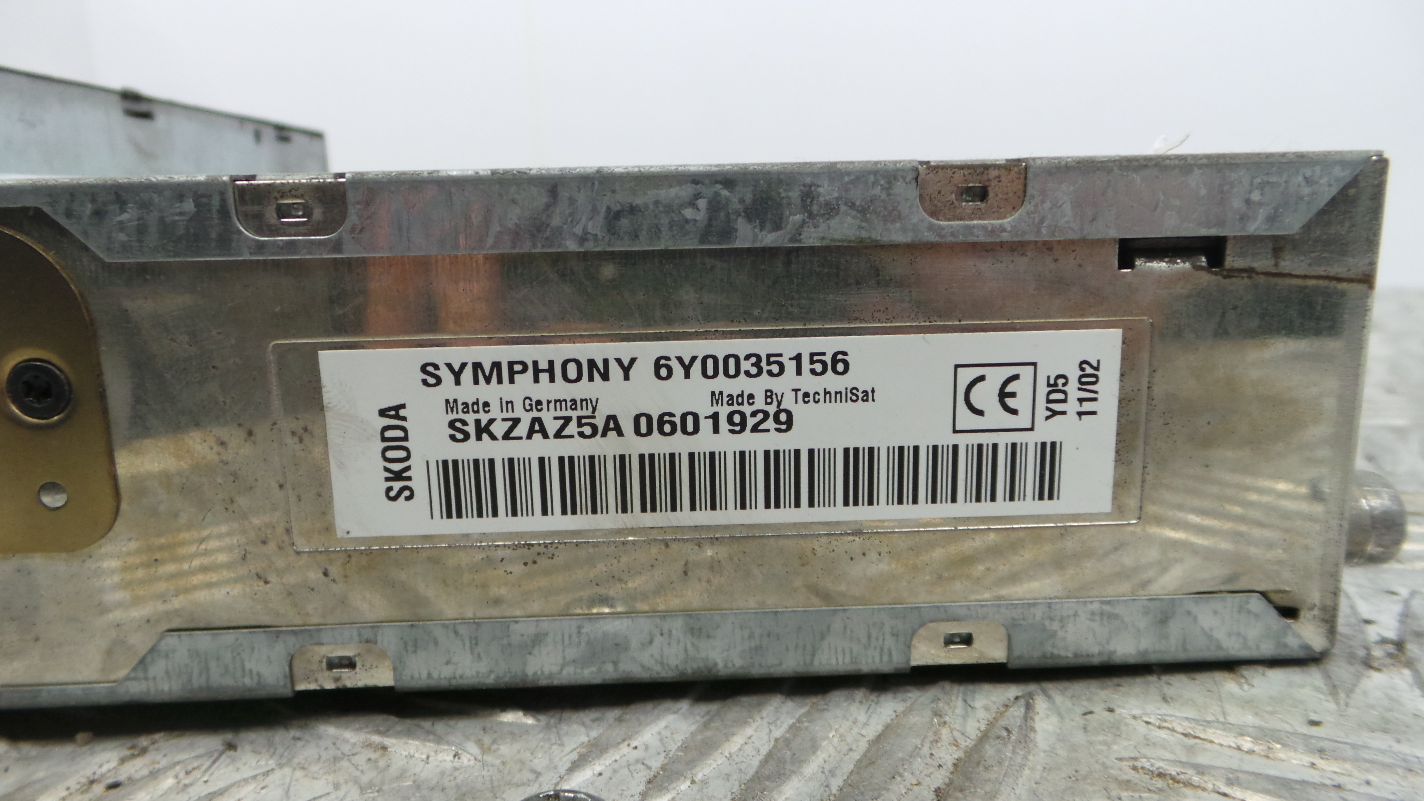 Auto-rádios 6Y0035156 - SKODA FABIA I (6Y2)-34218407