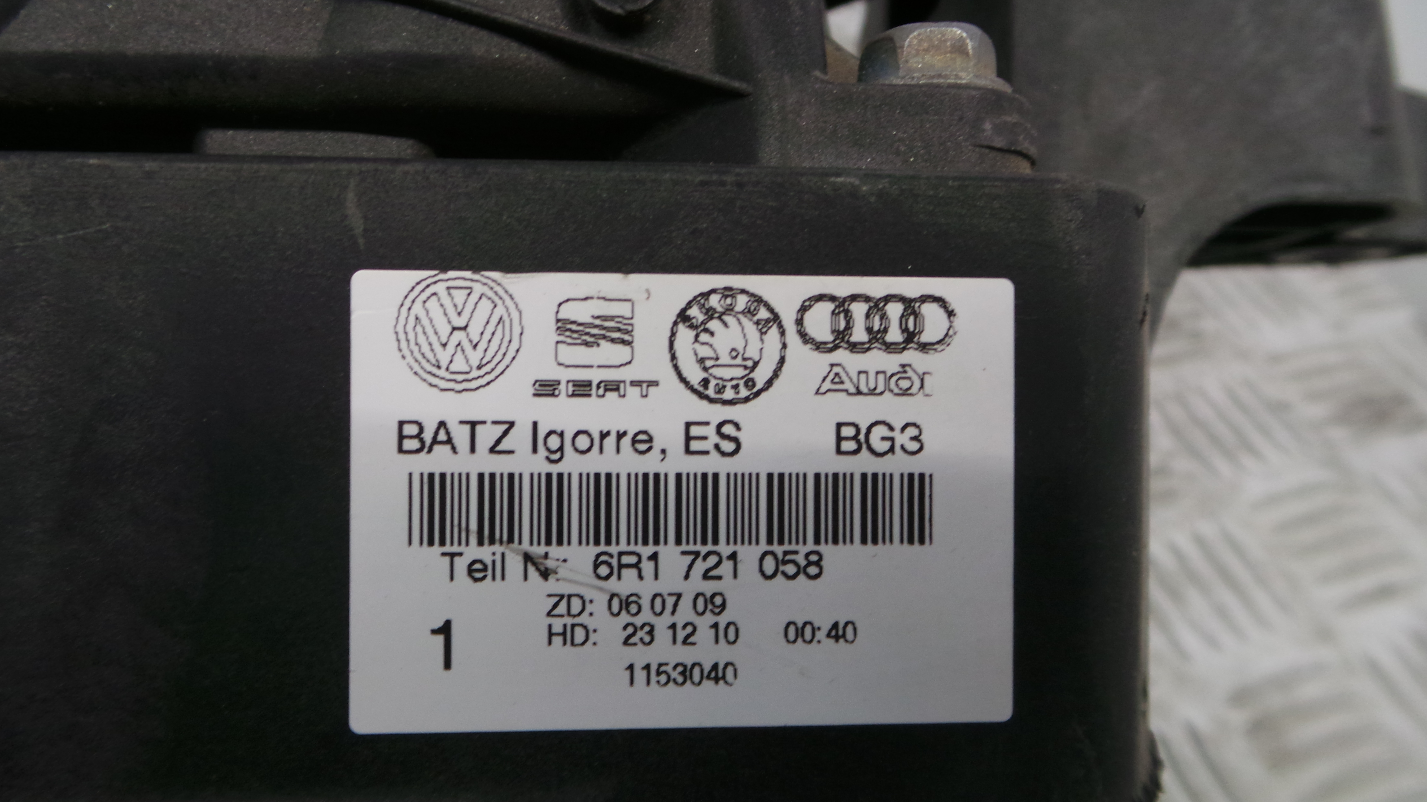 Pedal do Travão 6R1721058 - SEAT IBIZA IV (6J5, 6P1), IBIZA Mk IV (6J5, 6P1)-35052071