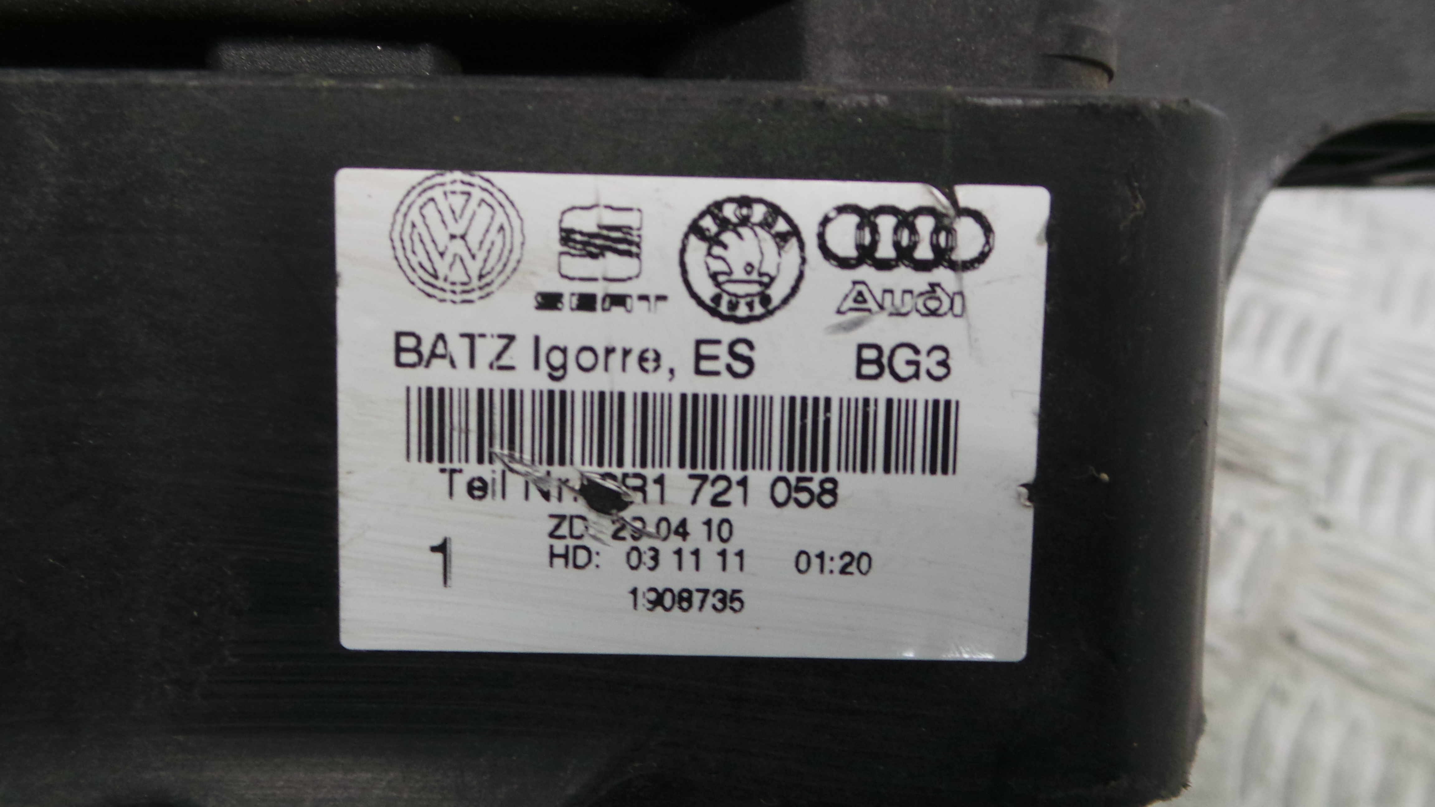 Pedal do Travão 6R1721058 - SEAT IBIZA IV (6J5, 6P1), IBIZA Mk IV (6J5, 6P1)-35052156