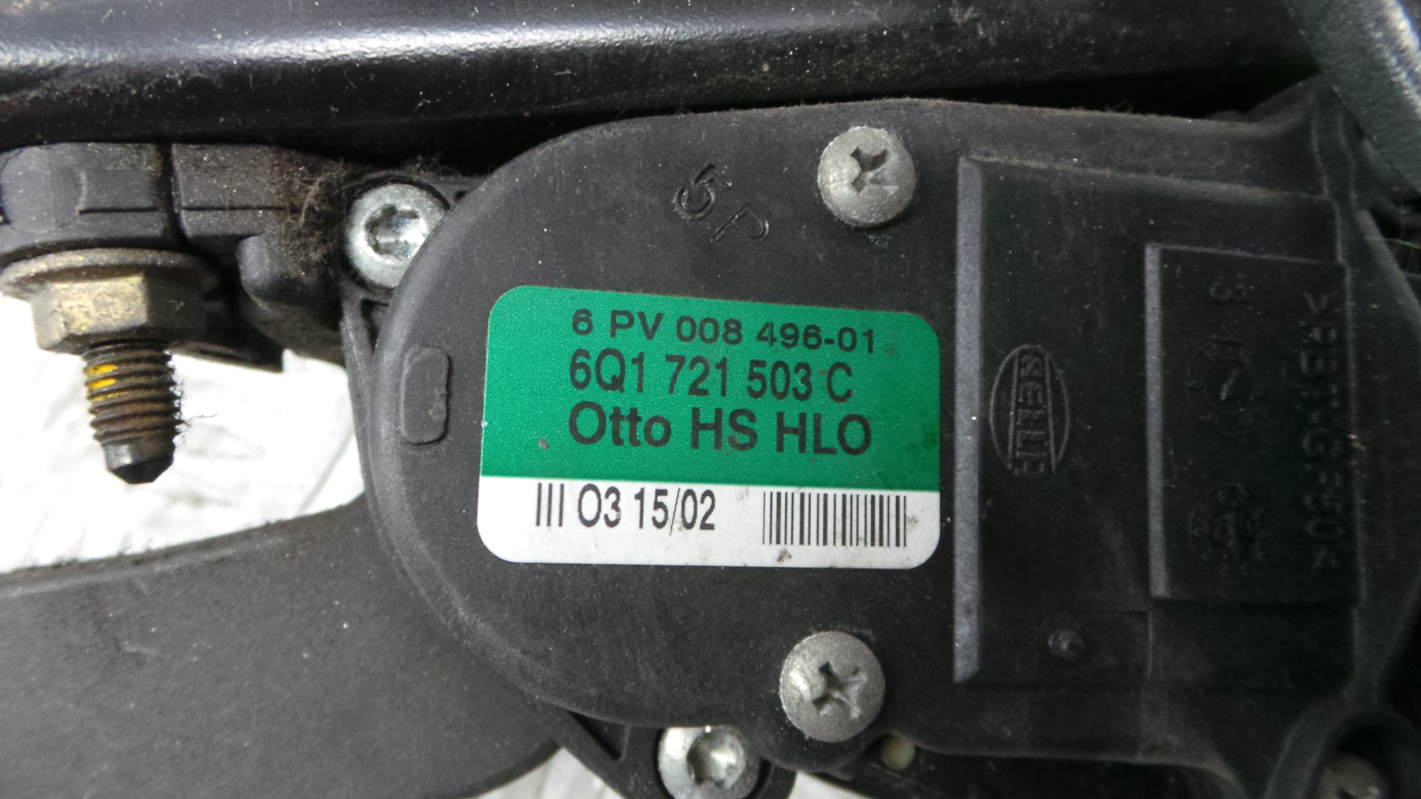 Pedal do Travão 6Q1721058Q - VW POLO (9N_, 9A_)-35052954