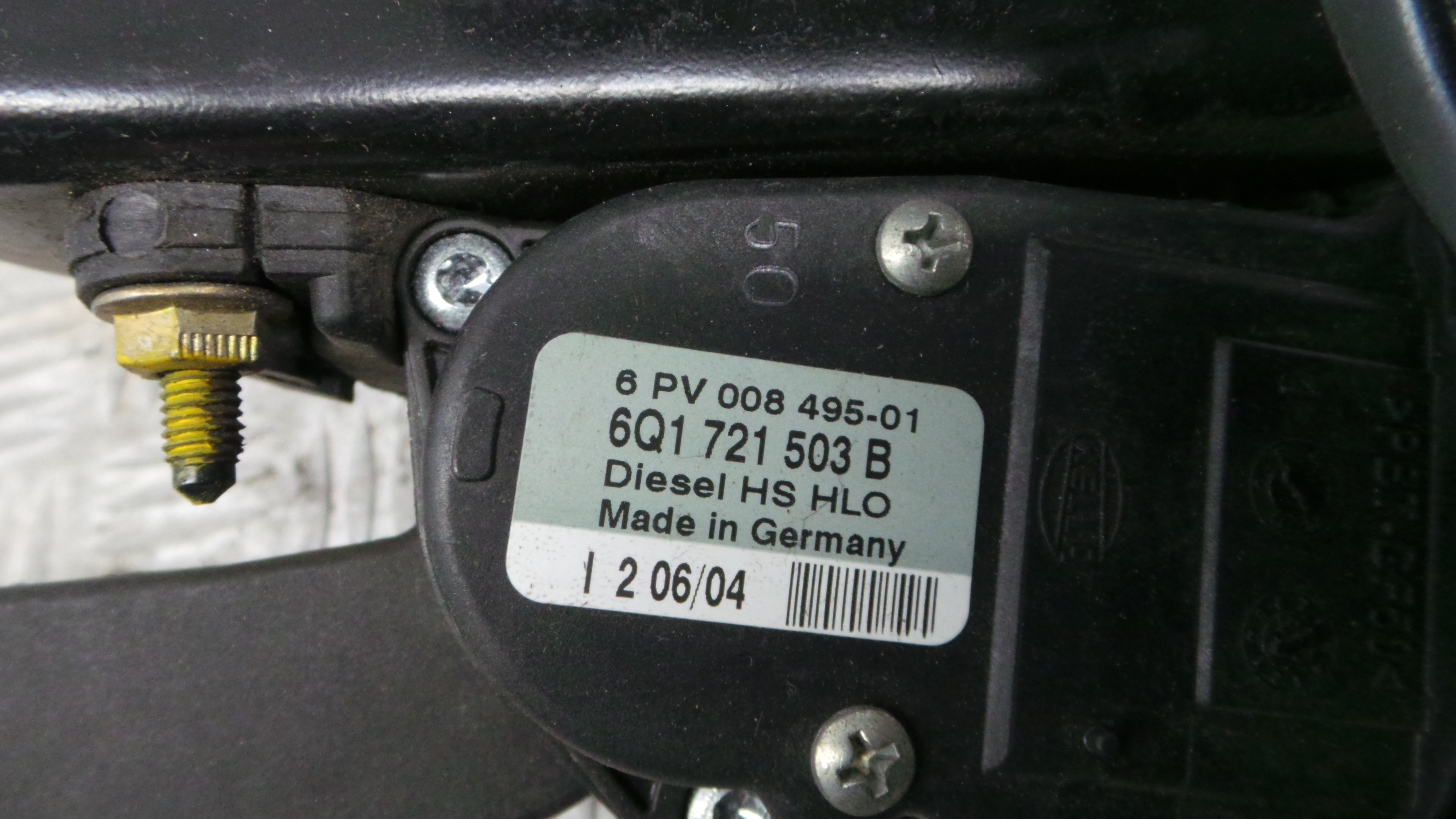 Pedal do Travão 6Q1721058T - SEAT IBIZA III (6L1), IBIZA Mk III (6L1)-35055236