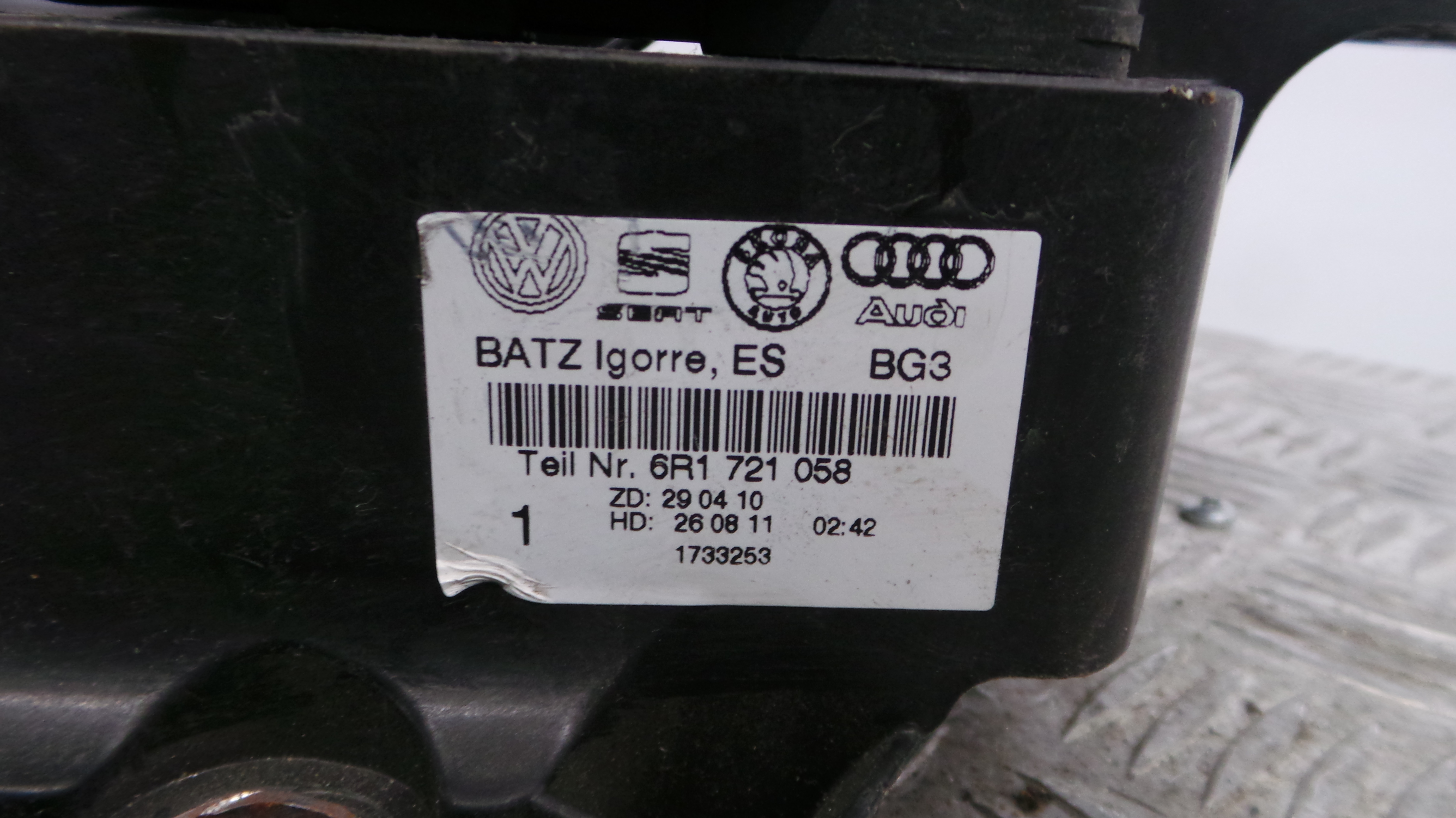 Pedal do Travão 6R1721058 - SEAT IBIZA IV (6J5, 6P1), IBIZA Mk IV (6J5, 6P1)-35055438