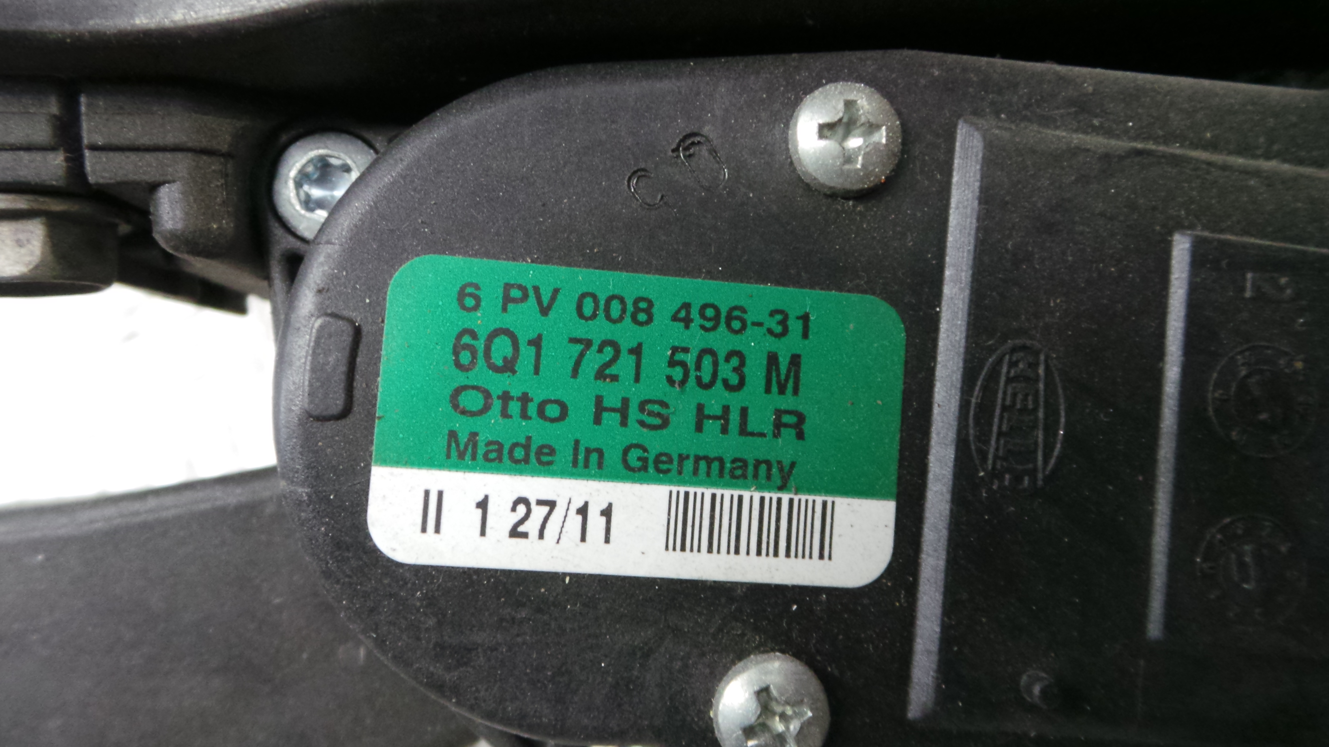 Pedal do Travão 6R1721058 - SEAT IBIZA IV (6J5, 6P1), IBIZA Mk IV (6J5, 6P1)-35055438