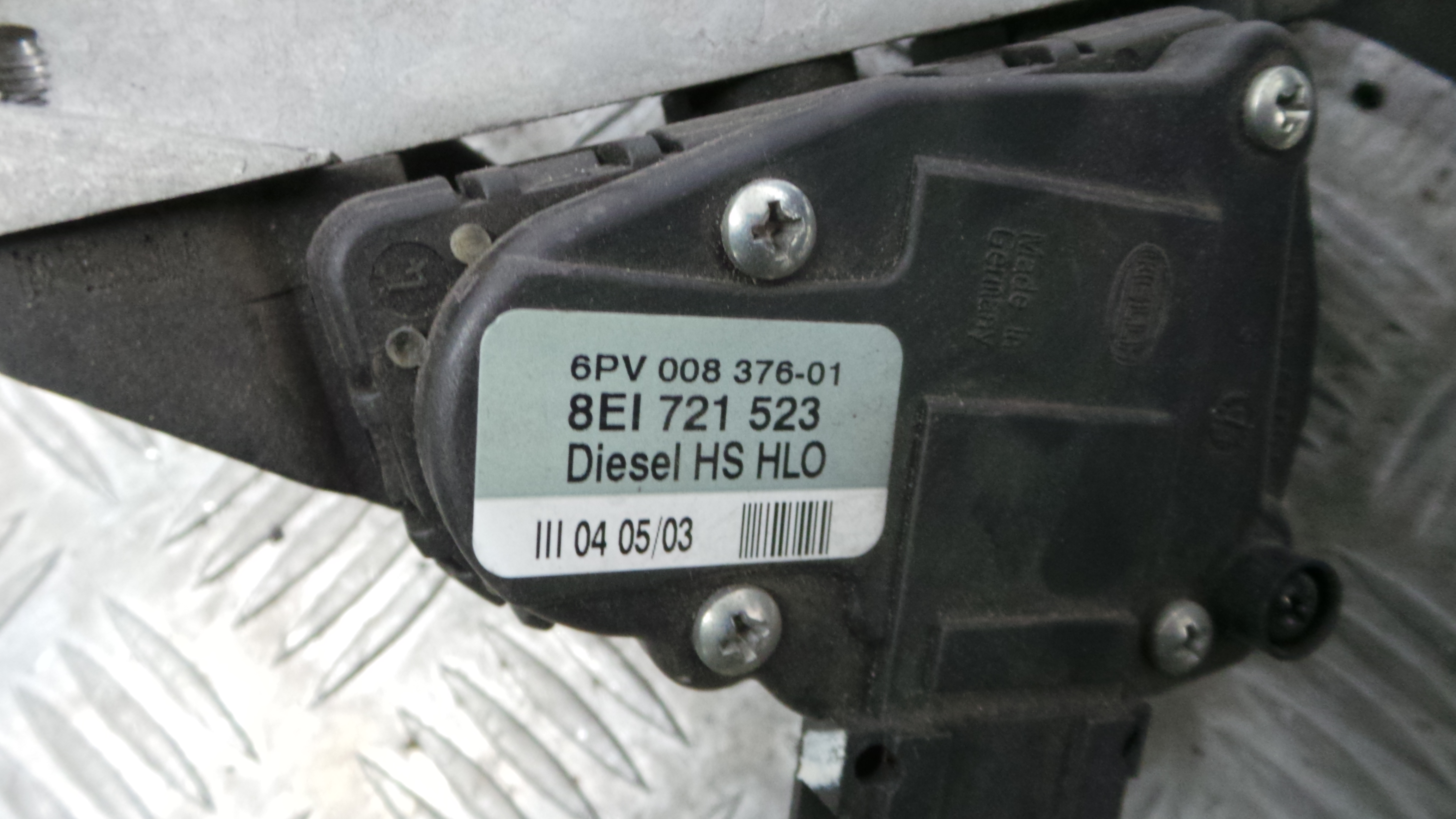 Pedal do Travão 8E1721117A - AUDI A4 B6 (8E2)-35056174