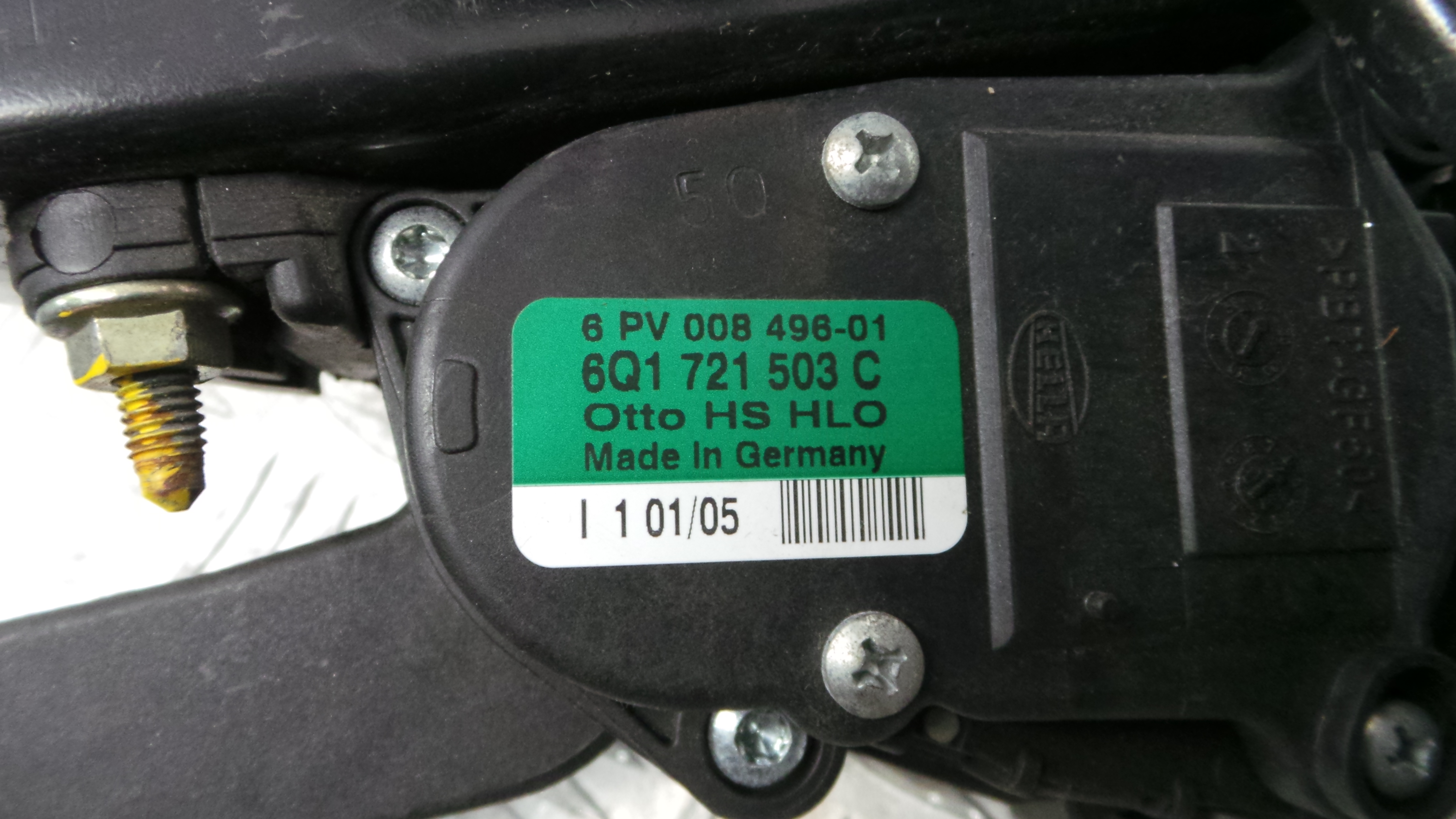 Pedal do Travão 6Q1721058AE - VW POLO (9N_, 9A_)-35057227