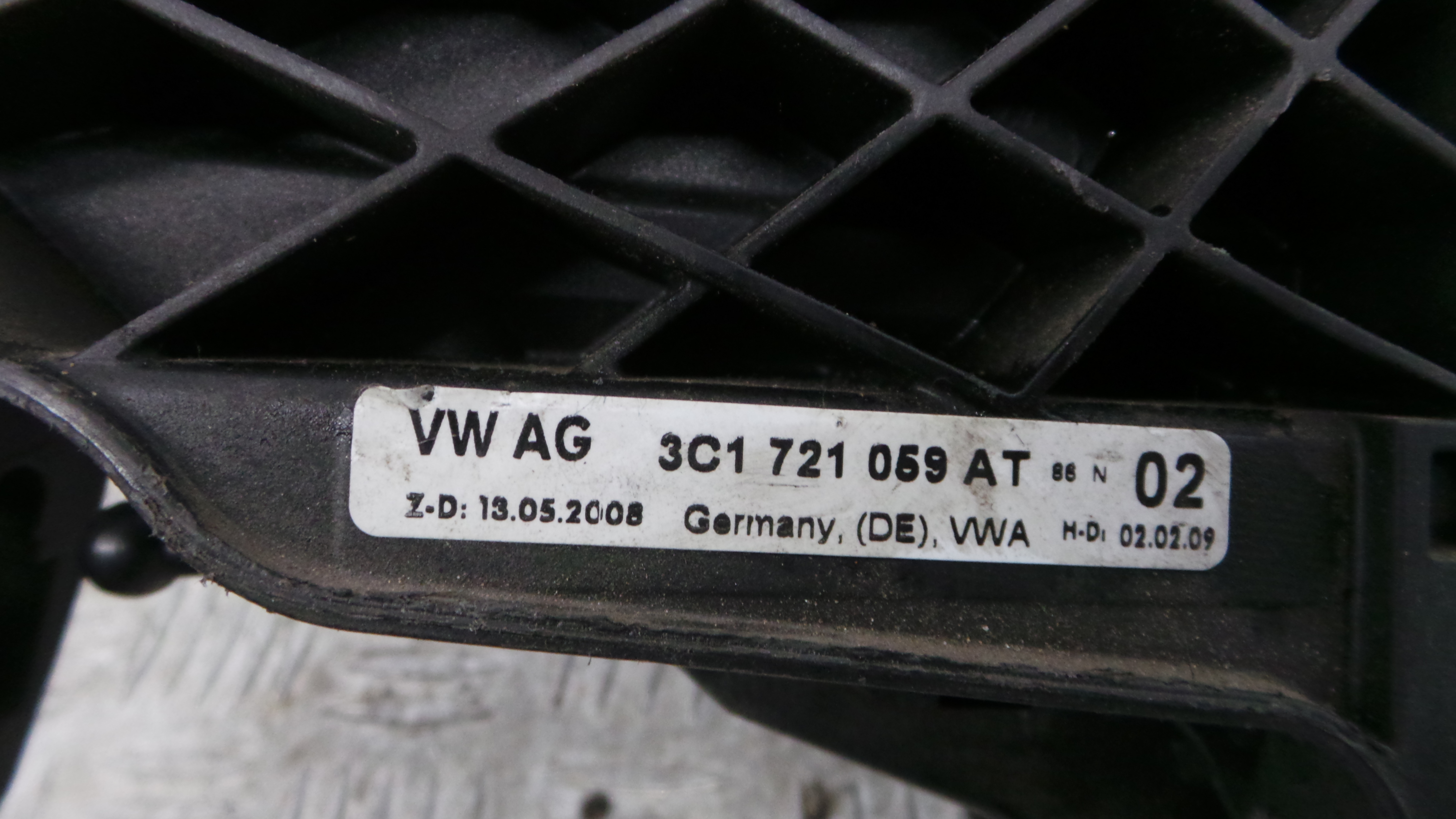 Pedal de Embraiagem 3C1721059AT - VW PASSAT B6 (3C2)-35059944