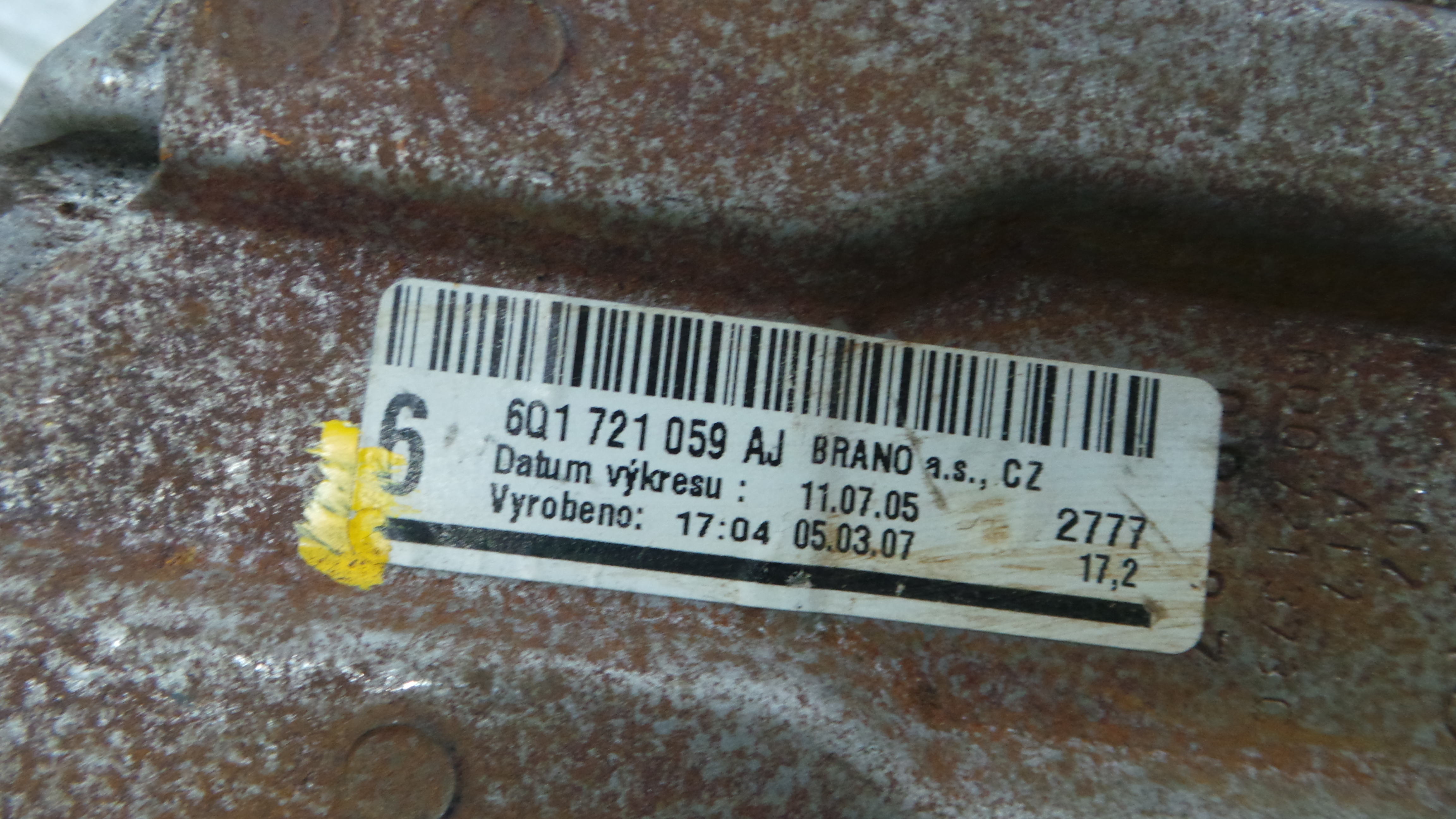 Pedal de Embraiagem 6Q1721059AJ - SEAT IBIZA III (6L1), IBIZA Mk III (6L1)-35063181