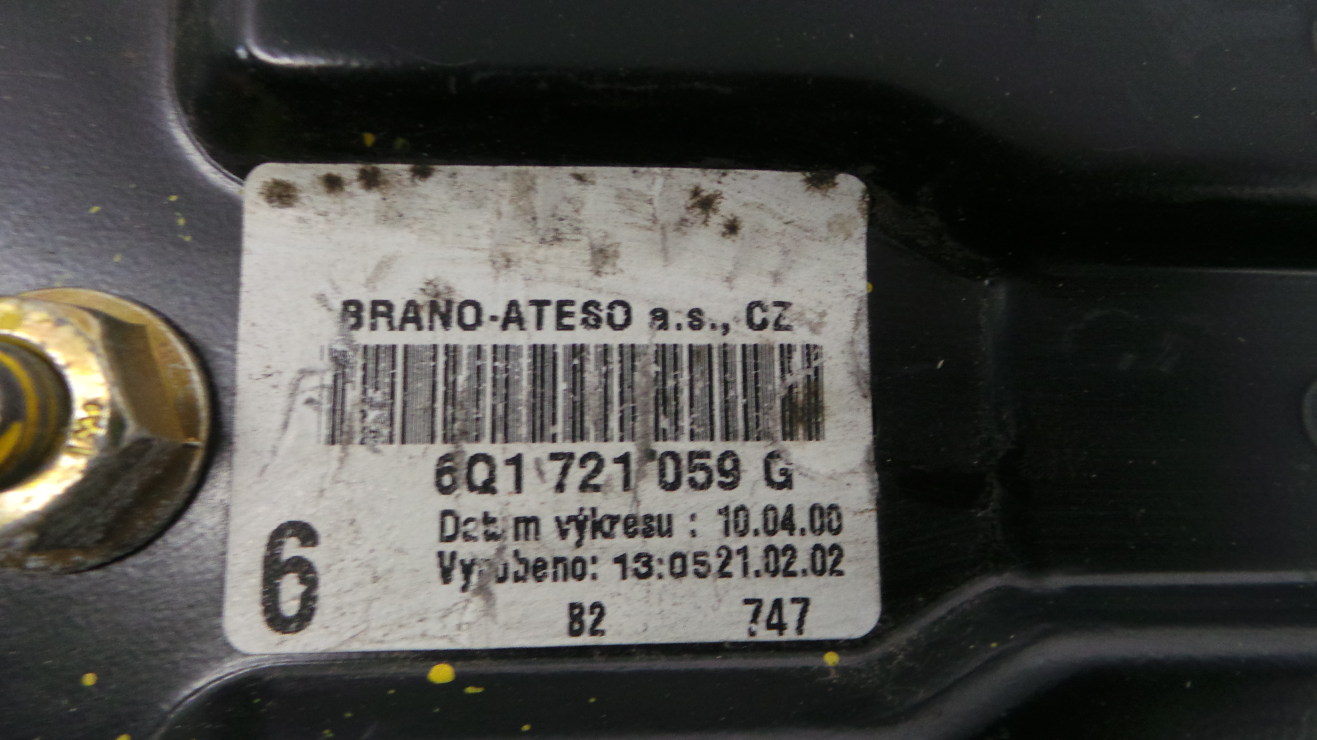 Pedal de Embraiagem 6Q1721059G - VW POLO (9N_, 9A_)-35064200