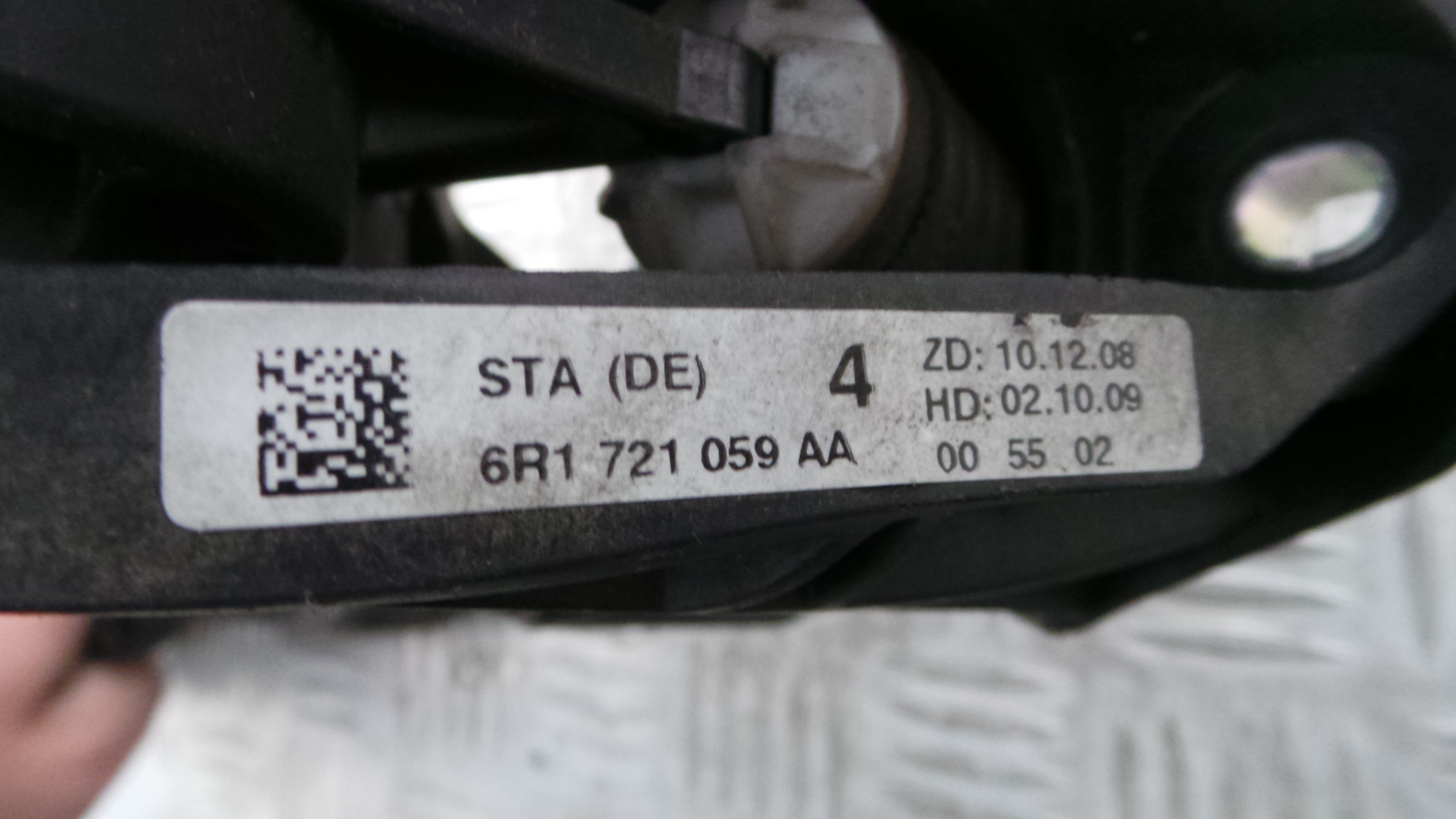 Pedal de Embraiagem 6R1721059AA - VW POLO V (6R1, 6C1)-35065199