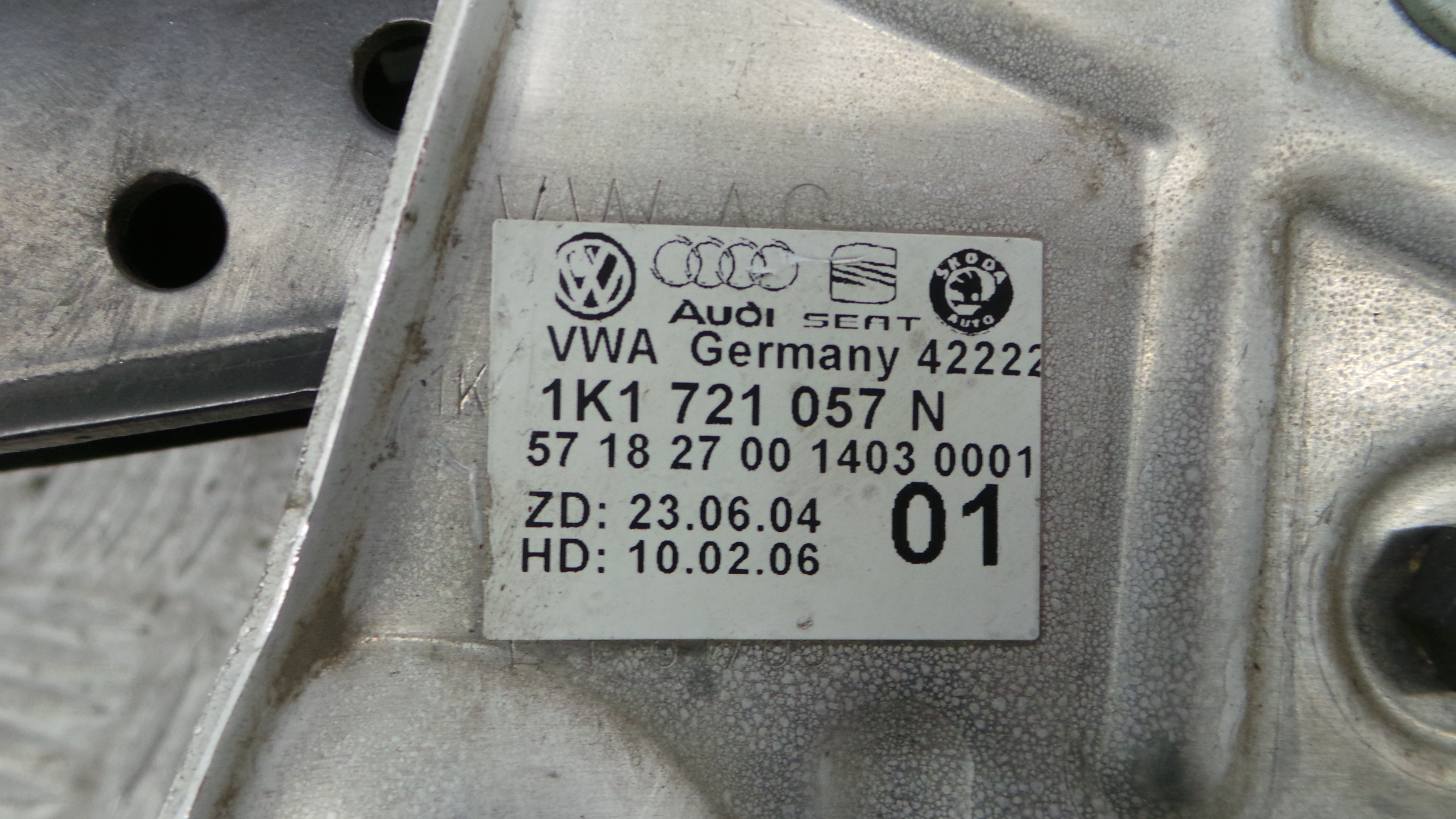 Pedal do Travão 1K1721057N - SEAT LEON (1P1)-35065513