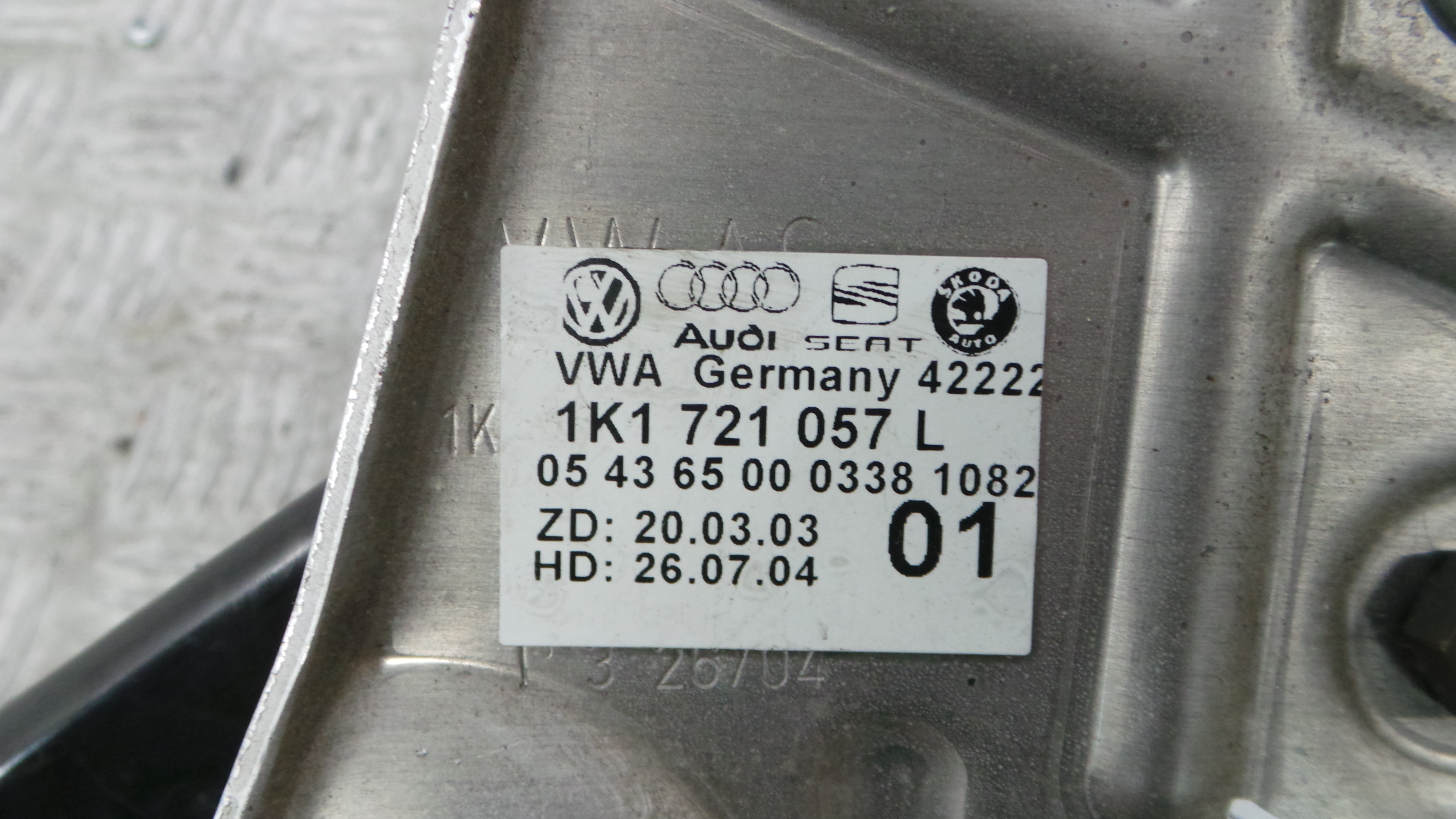 Pedal do Travão 1K1721057L - AUDI A3 (8P1)-35066174