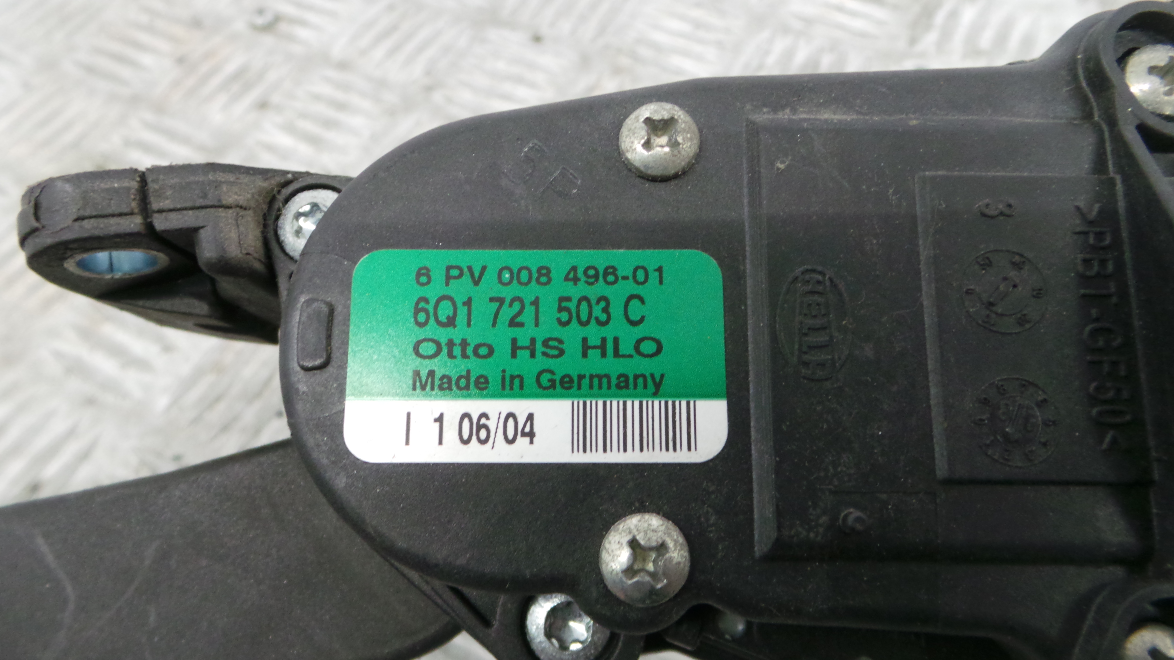 Pedal do Acelerador 6Q1721503C - VW POLO (9N_, 9A_)-35068321
