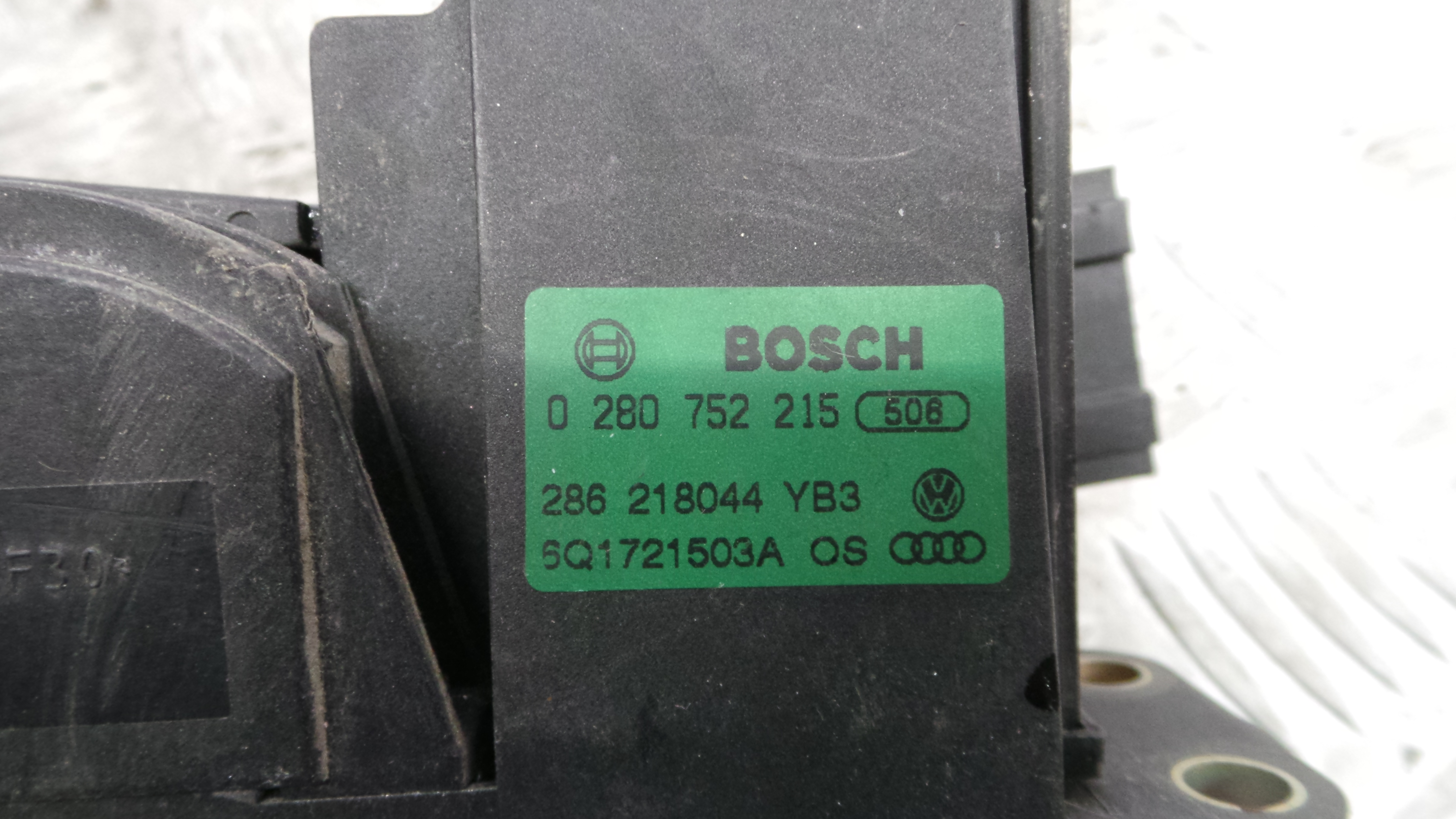 Pedal do Acelerador 6Q1721503A - SKODA FABIA I (6Y2)-35068662