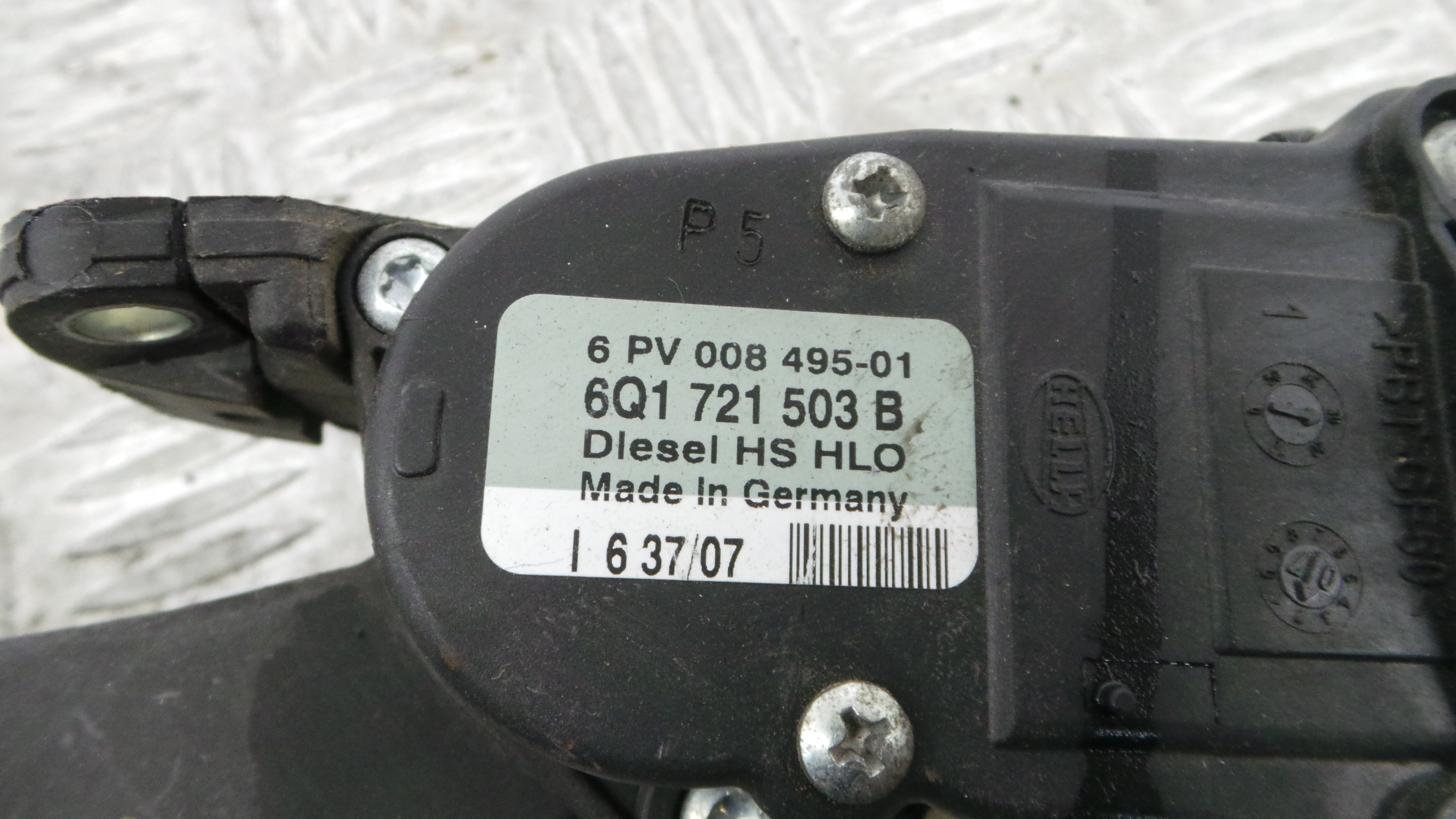 Pedal do Acelerador 6Q1721503B - SEAT IBIZA III (6L1), IBIZA Mk III (6L1)-35073990