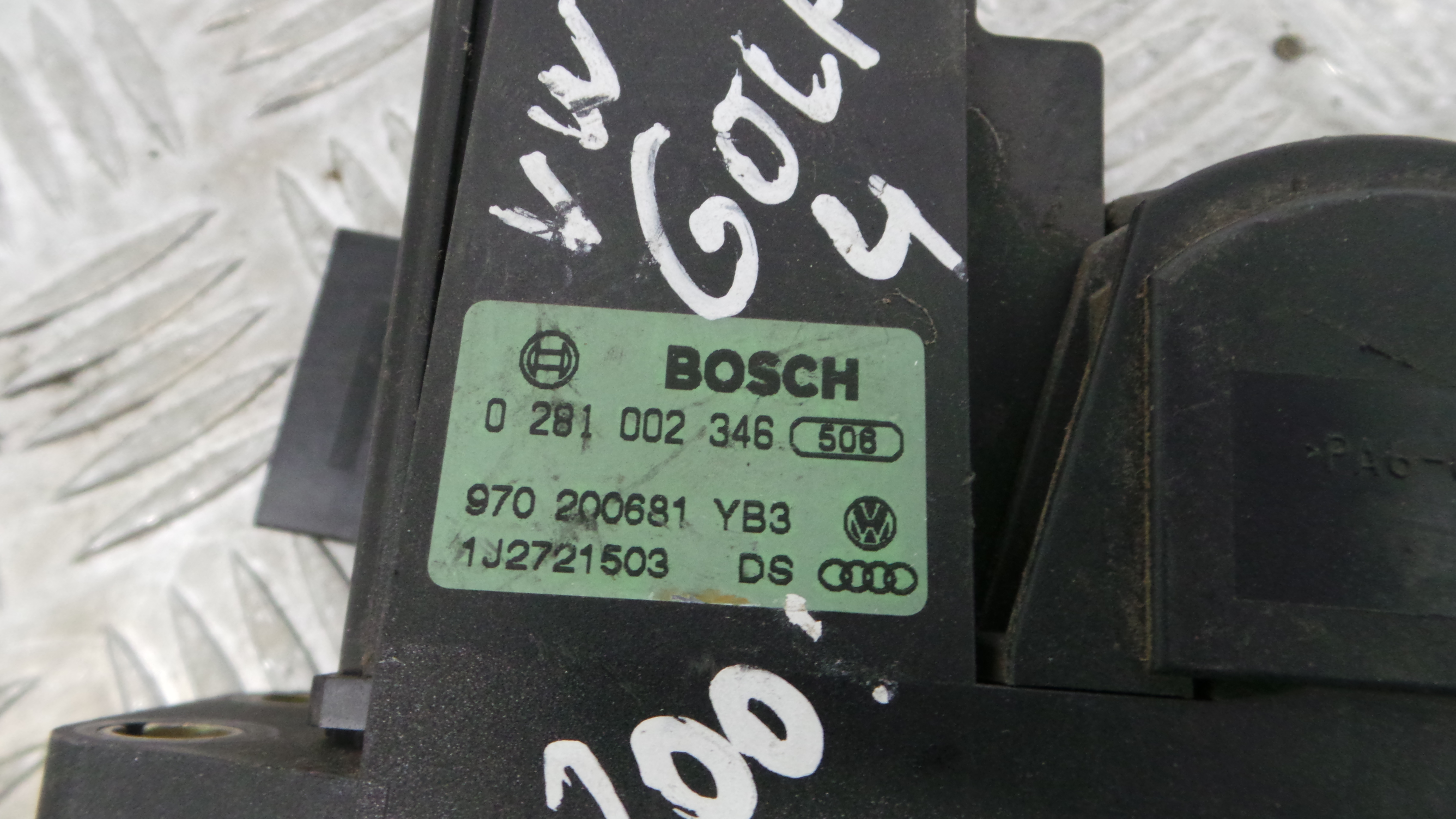 Pedal do Acelerador 1J2721503 - VW GOLF IV (1J1), GOLF Mk IV (1J1)-35075592